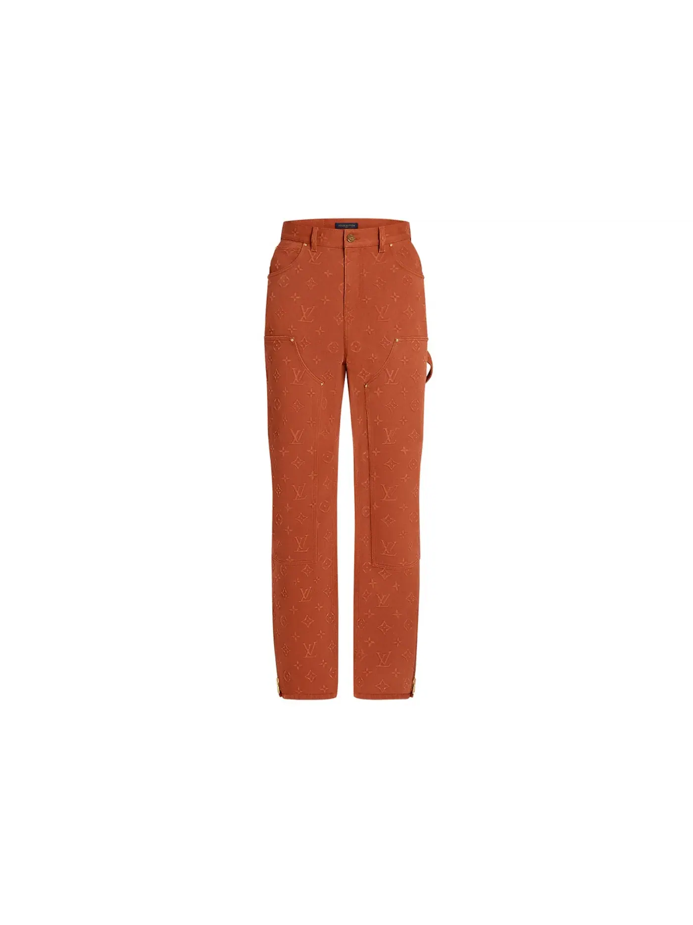Мужские джинсы с монограммой Denim Pants Louis Vuitton — изображение 1 из 1, коричневый