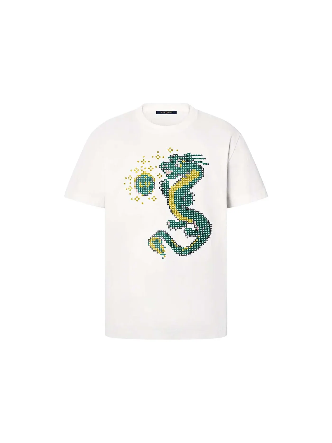 Мужская футболка хлопковая Louis Vuitton T-Shirt — изображение 1 из 1, белый