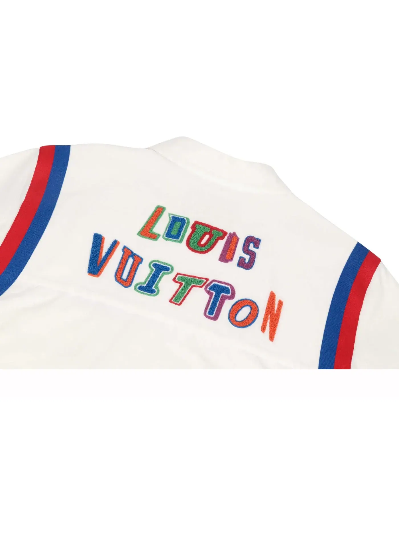 Мужская футболка с принтом Louis Vuitton x NBA — изображение 2 из 2, бежевый