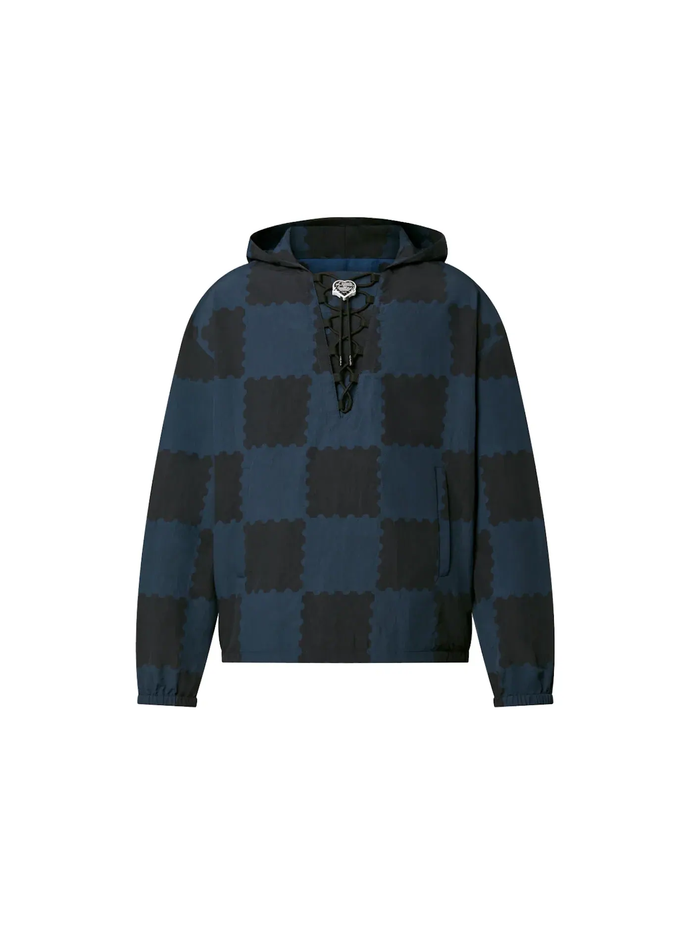 Мужская ветровка с принтом Giant Damier Laces Louis Vuitton, Dark Ocean — изображение 1 из 1