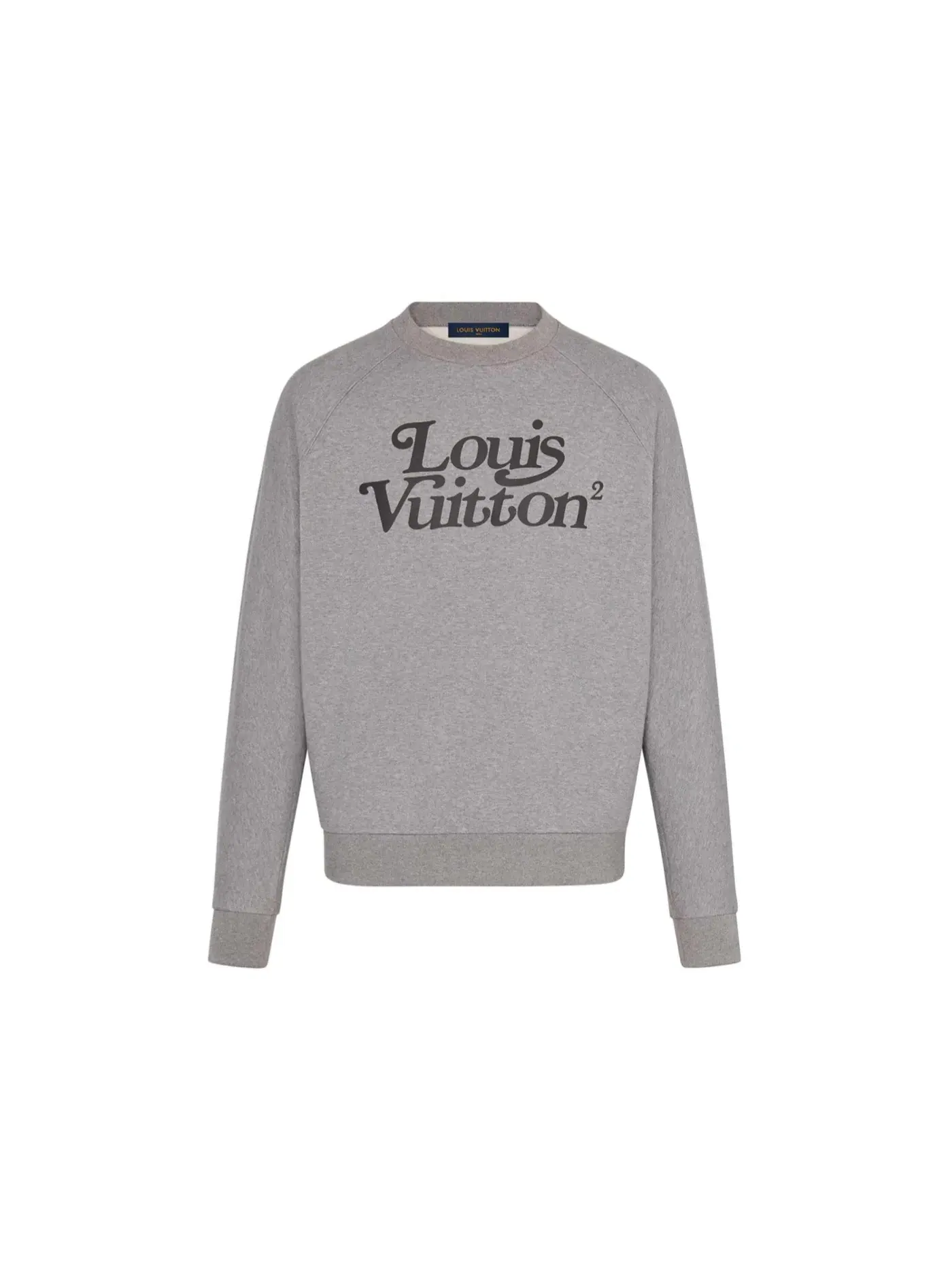 Мужской свитшот с принтом Louis Vuitton x Nigo Squared LV Sweatshirt Louis Vuitton, Gris Clair — изображение 1 из 2