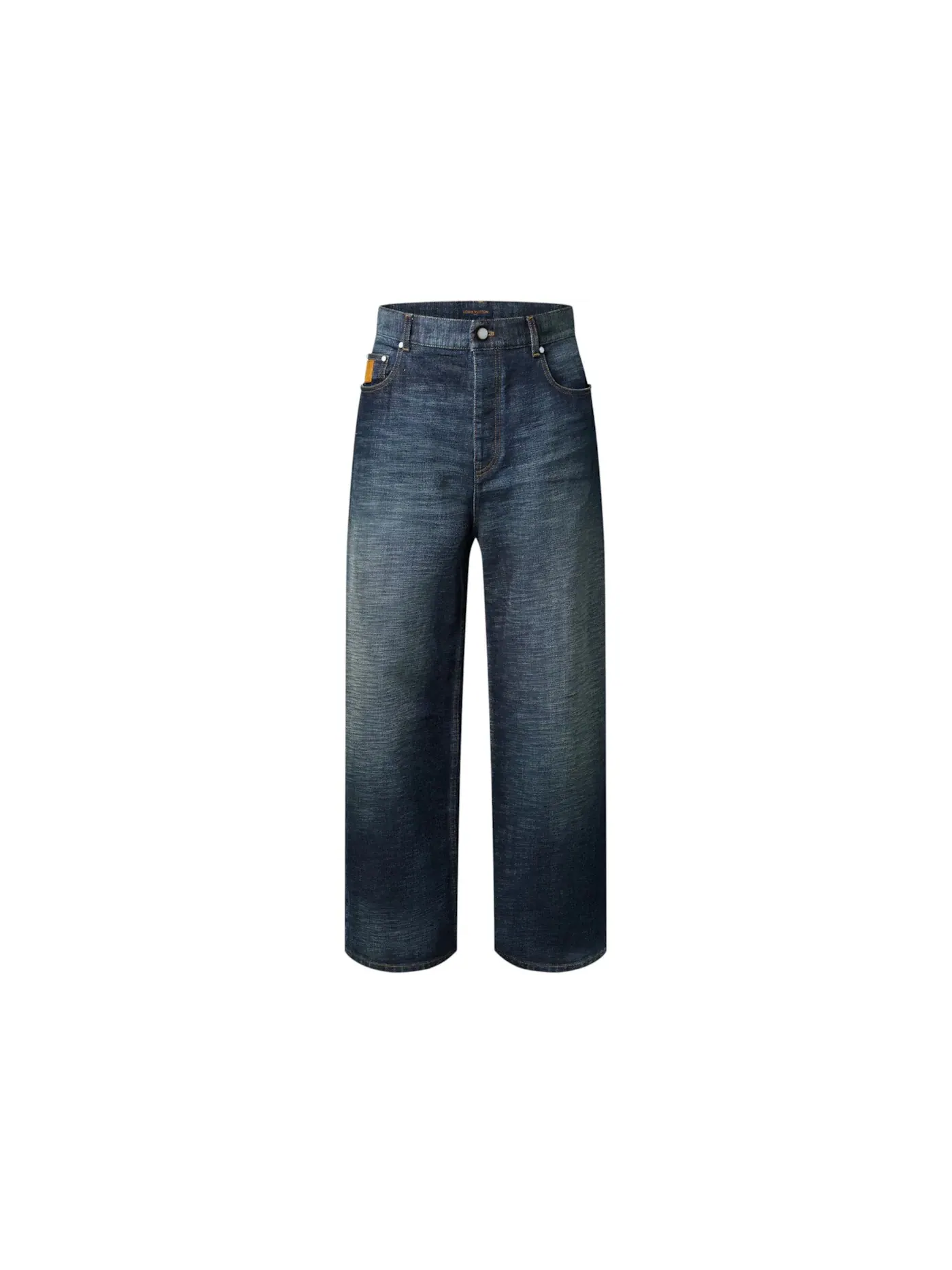 Мужские широкие джинсы Louis Vuitton x Nigo Pants — изображение 1 из 1, синий