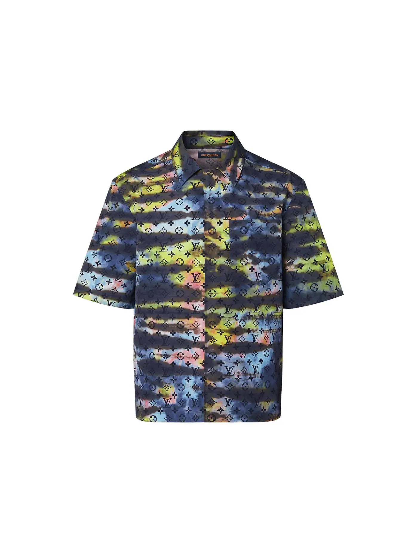 Мужская рубашка с принтом Shirt Louis Vuitton — изображение 1 из 1, мульти