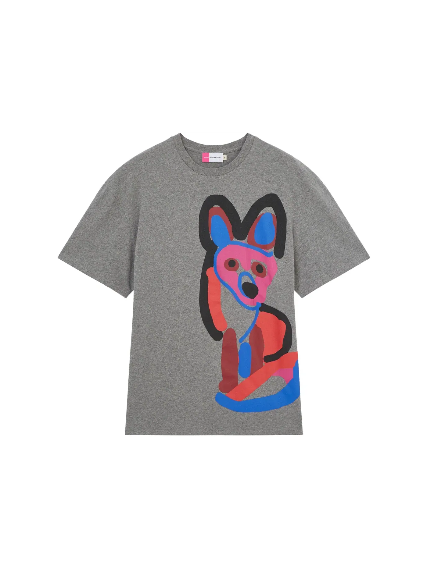 Мужская футболка с принтом Acide Fox Maison Kitsune