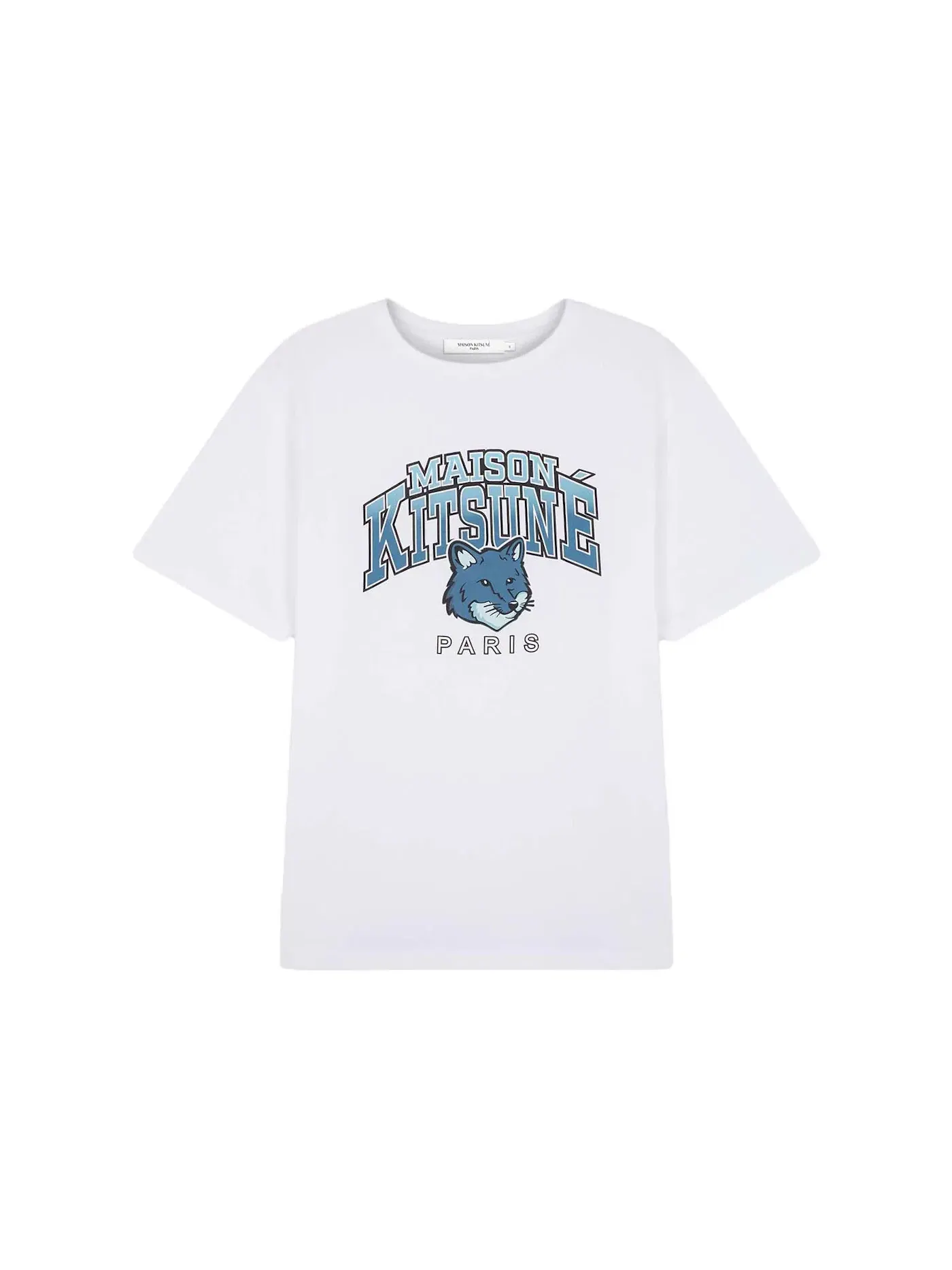 Мужская футболка с принтом Campus Fox Relaxed Maison Kitsune