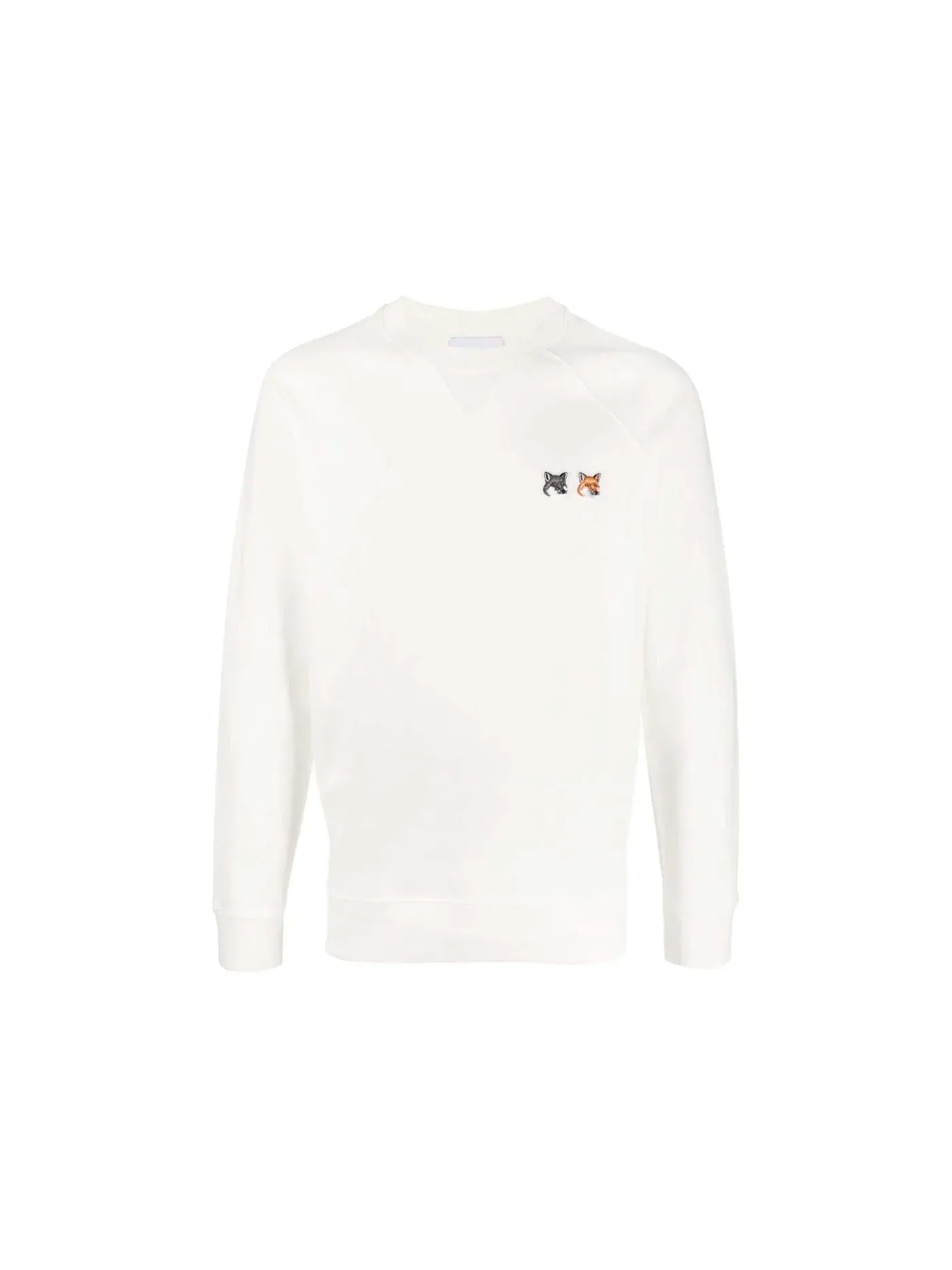 Мужской свитшот с патчем Maison Kitsune Double Fox Head Patch — изображение 1 из 1, экру