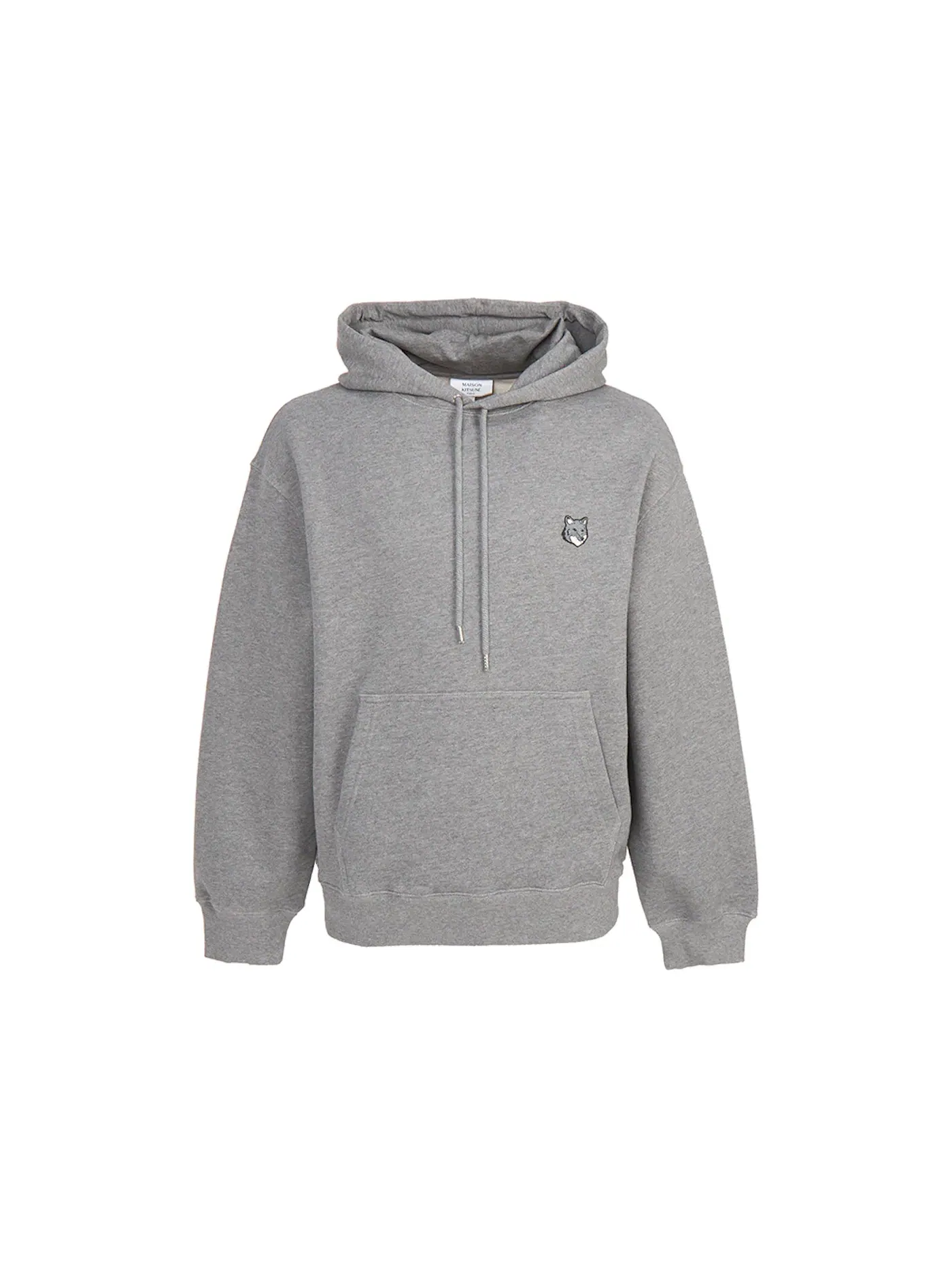 Мужской худи с принтом Fox Head Maison Kitsune — изображение 1 из 1, серый