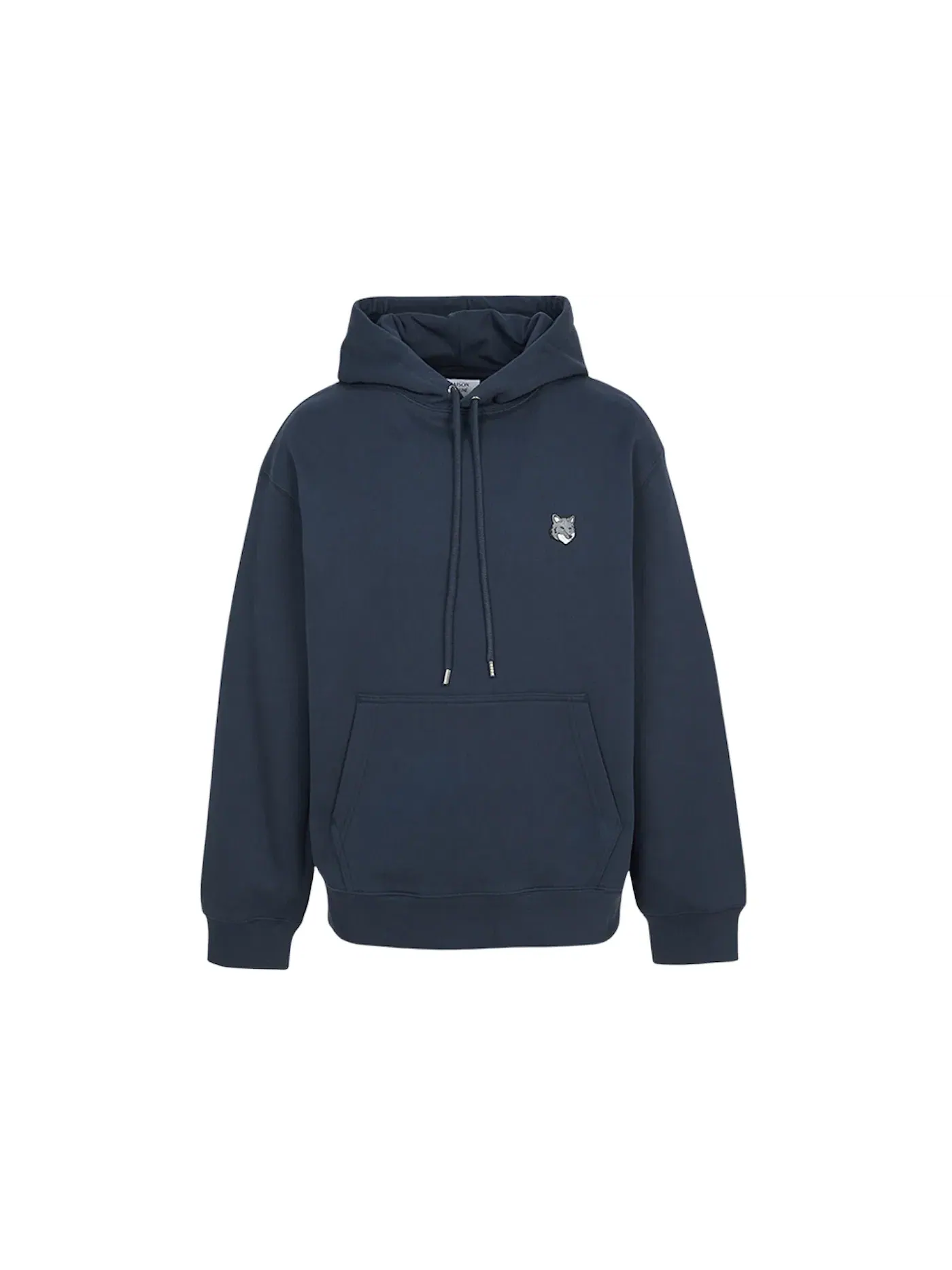 Мужская худи с капюшоном Fox Head Hood Maison Kitsune — изображение 1 из 1, темно-синий