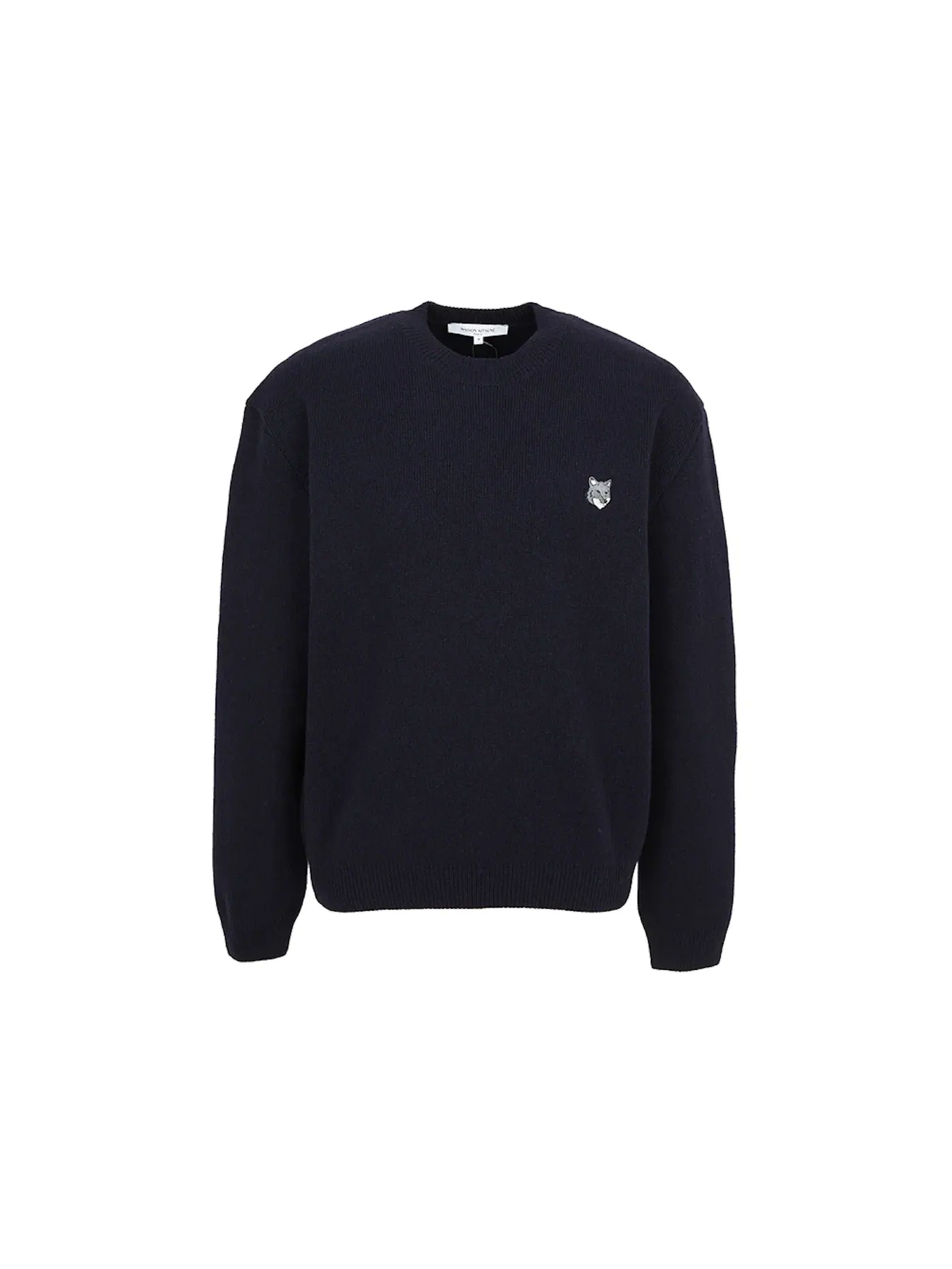 Мужской свитер с принтом Fox Head Maison Kitsune — изображение 1 из 1, темно-синий