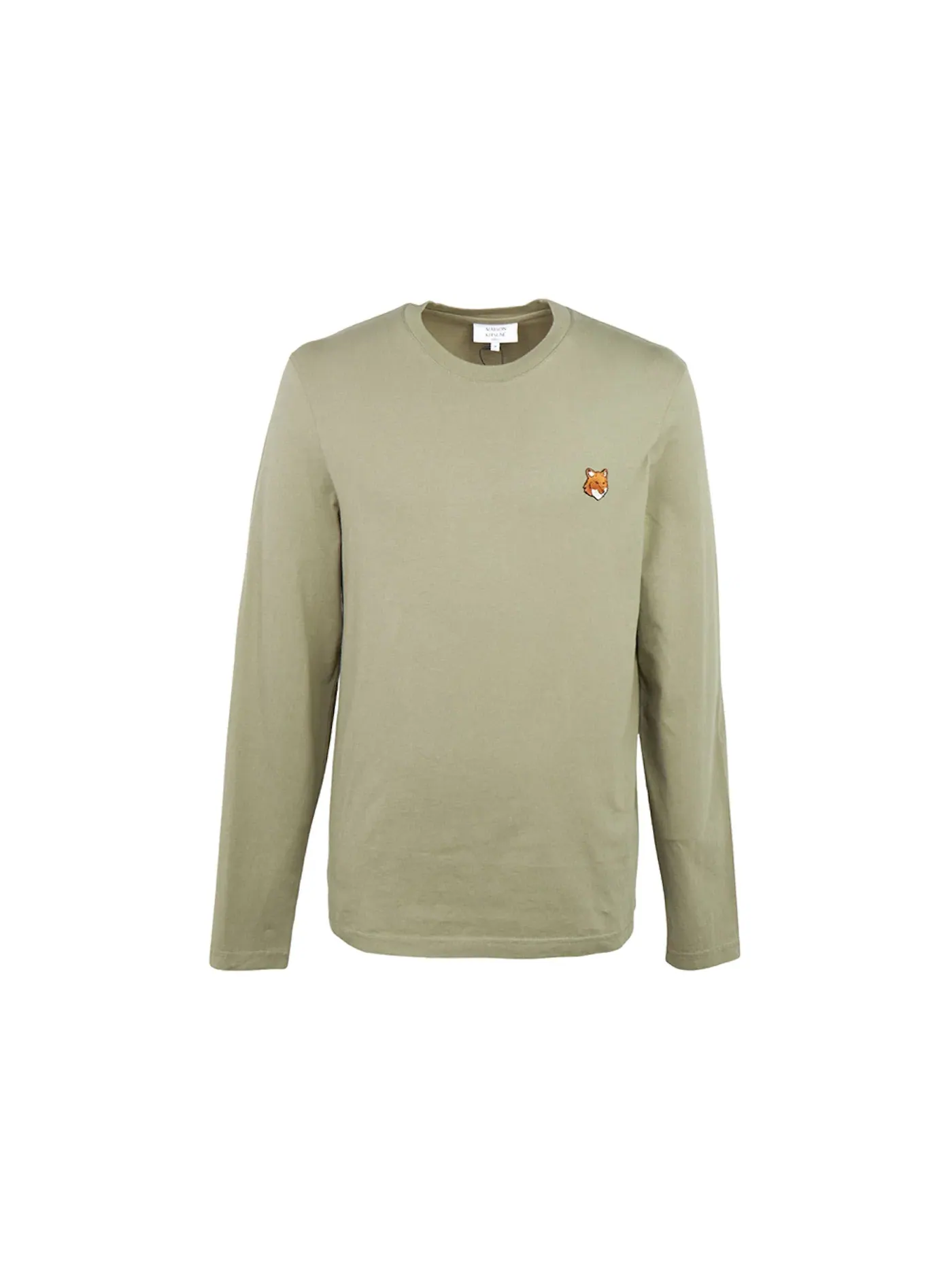 Мужская футболка с длинным рукавом Fox Head Maison Kitsune — изображение 1 из 1, зеленый