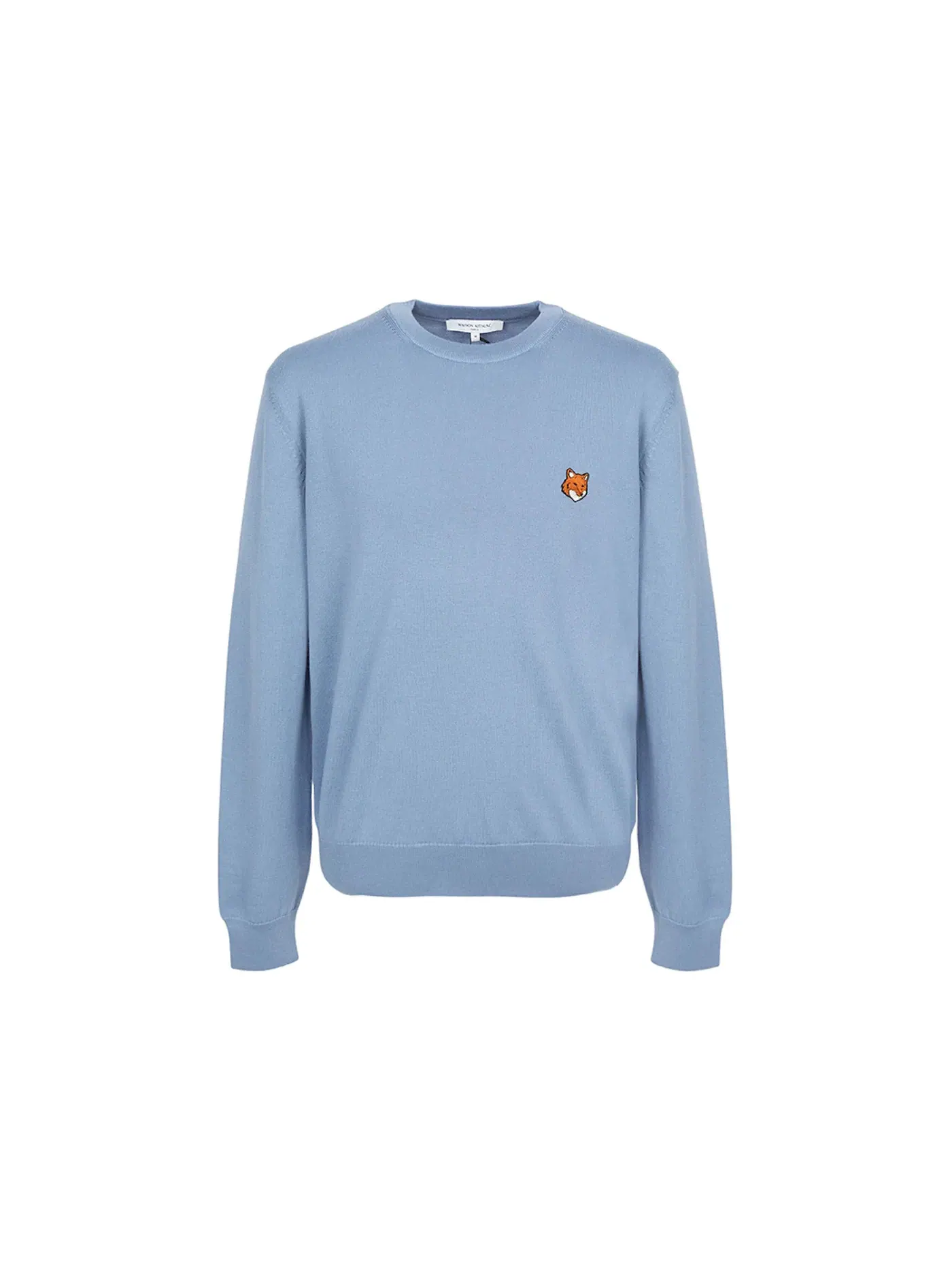 Мужской свитер с принтом Sweater Maison Kitsune — изображение 1 из 1, синий