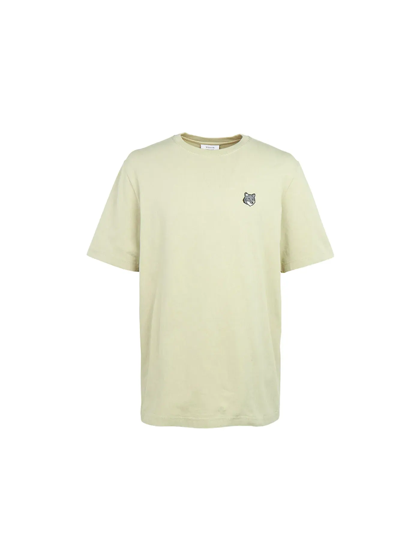 Мужская футболка с коротким рукавом Fox Head Maison Kitsune — изображение 1 из 1, хаки/бежевый