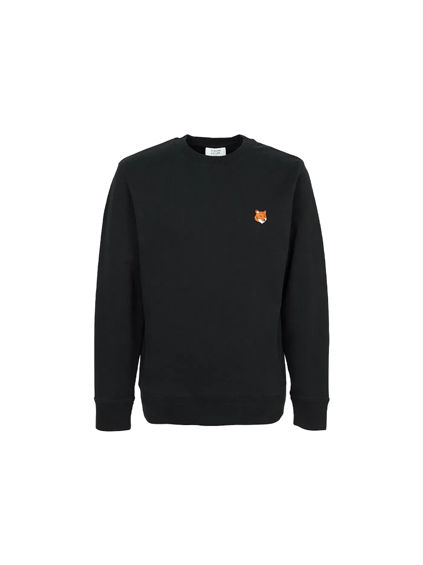Мужской свитшот Fox Head Maison Kitsune — изображение 1 из 1, черный