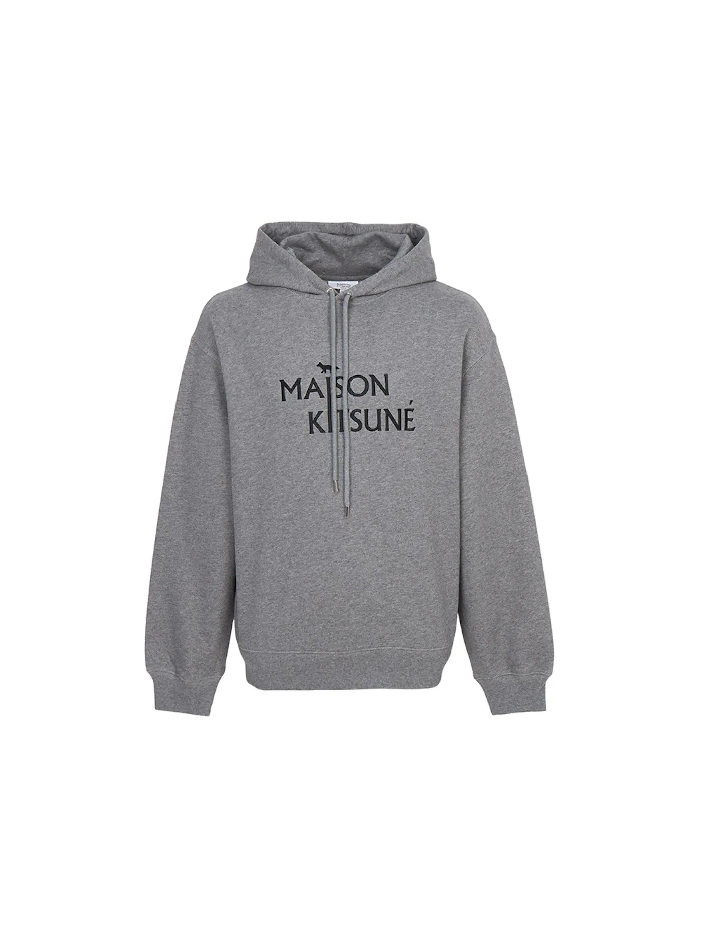 Мужской свитшот-худи с капюшоном Pillar Hood Maison Kitsune — изображение 1 из 1, серый