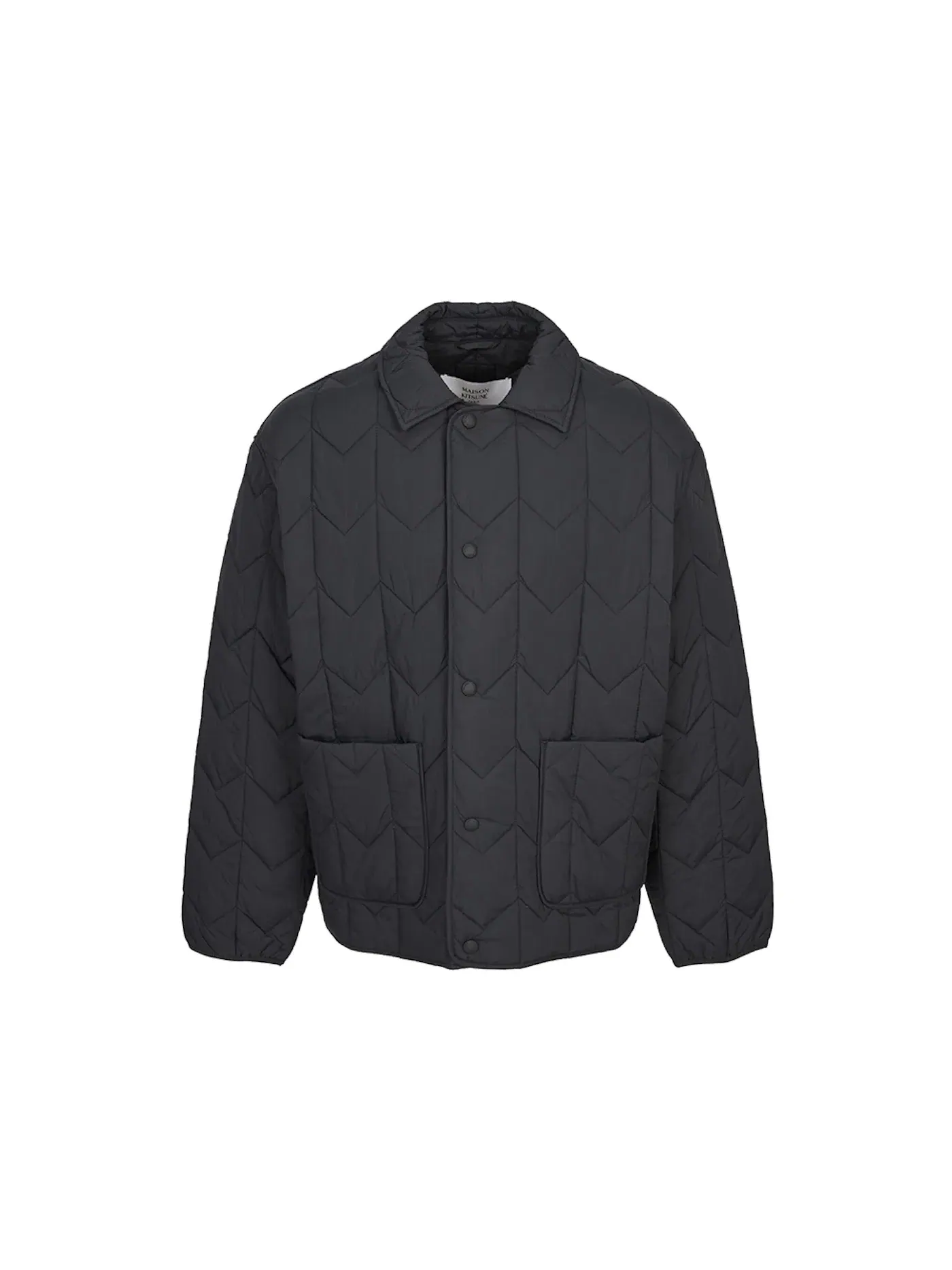 Мужская куртка стеганая Jacket Maison Kitsune — изображение 1 из 1, черный