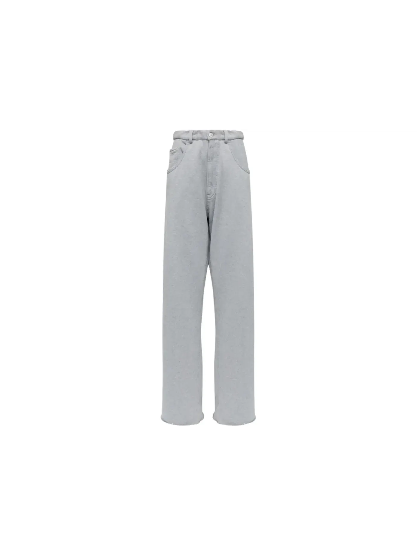 Женские брюки прямого кроя MM6 Logo Maison Margiela — изображение 1 из 1, серый