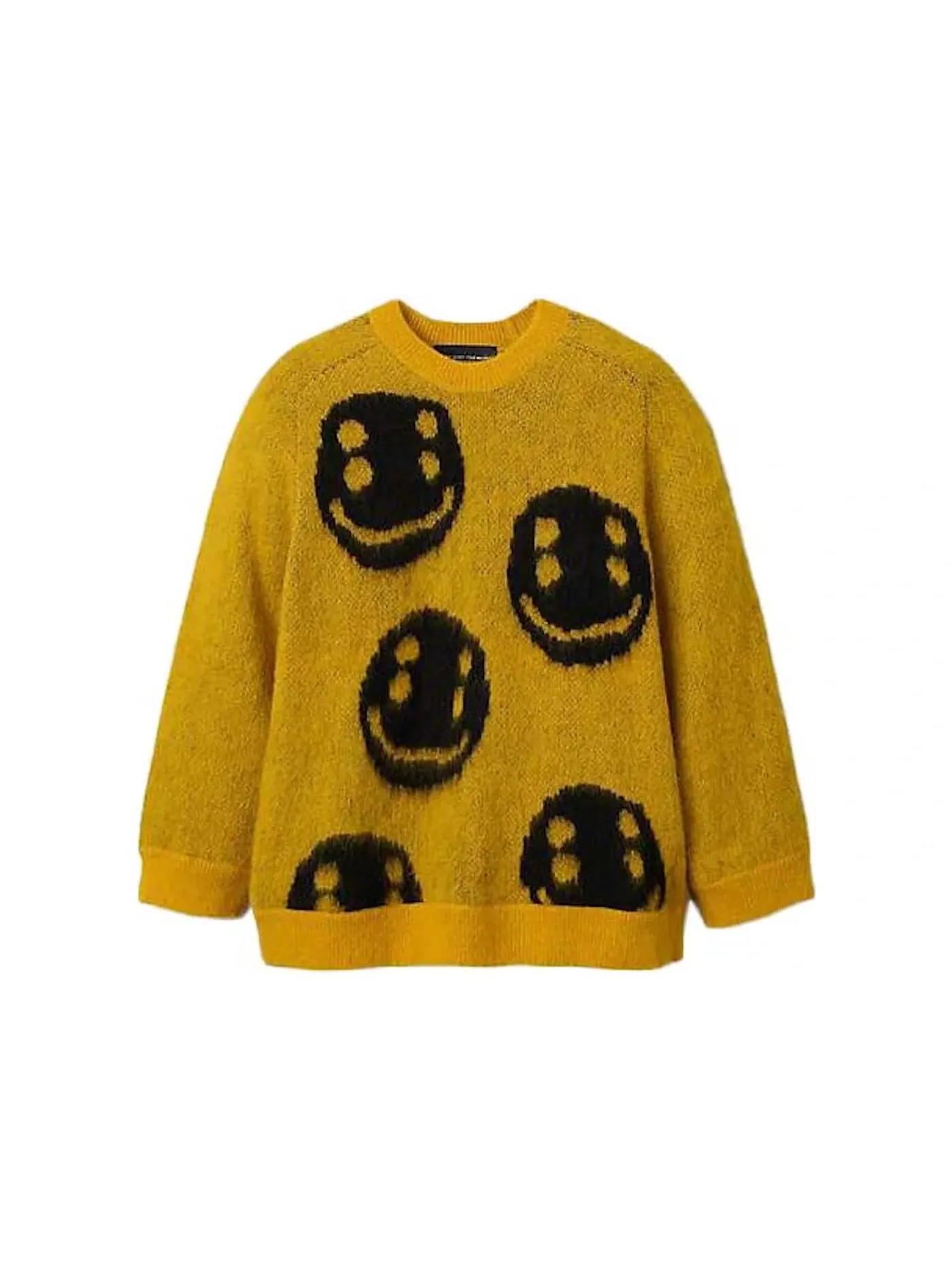 Мужской свитер с принтом Smiley Marc Jacobs — изображение 1 из 1, желтый черный