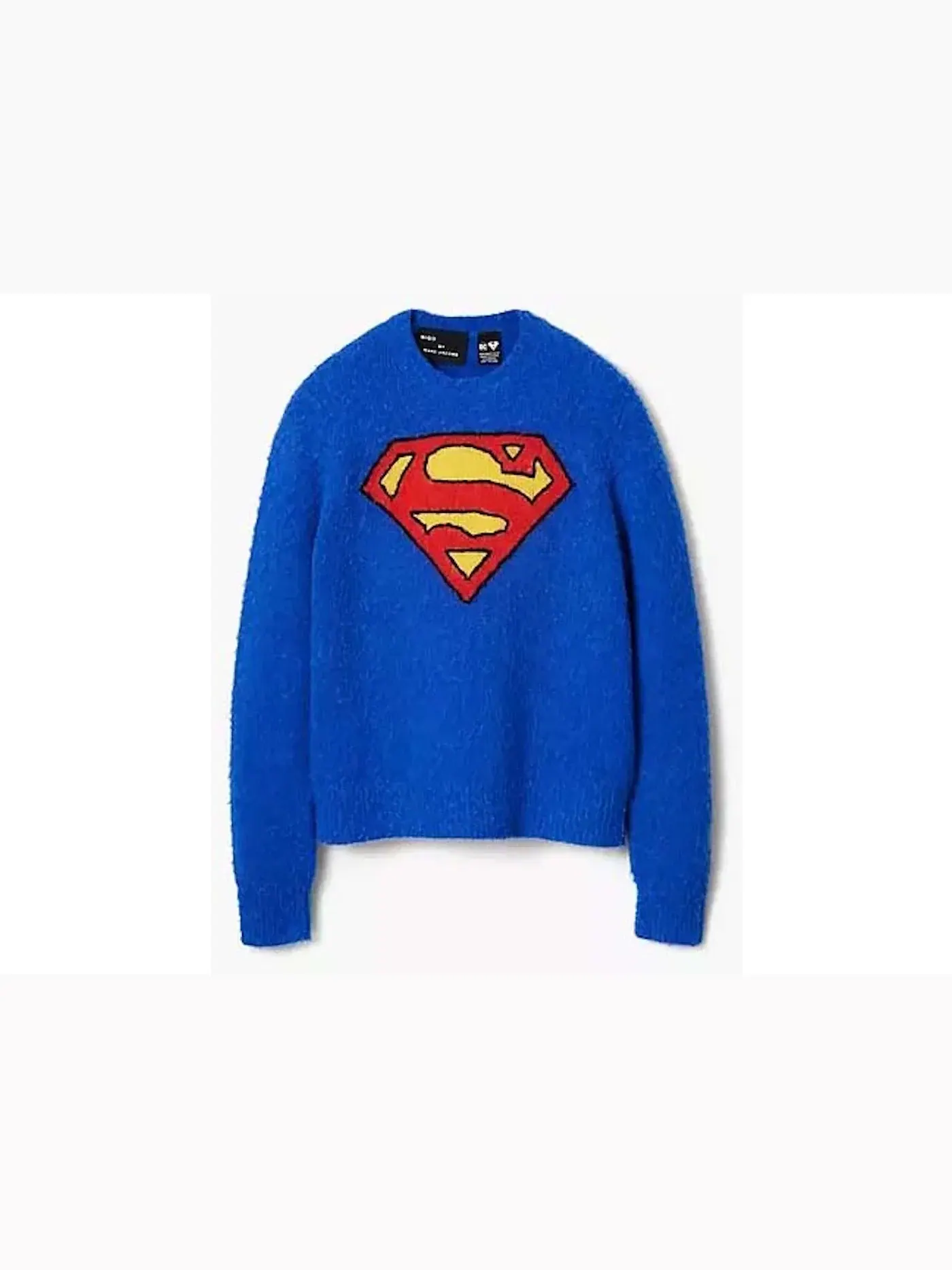 Детский свитер с принтом Superman Marc Jacobs — изображение 1 из 2, синий