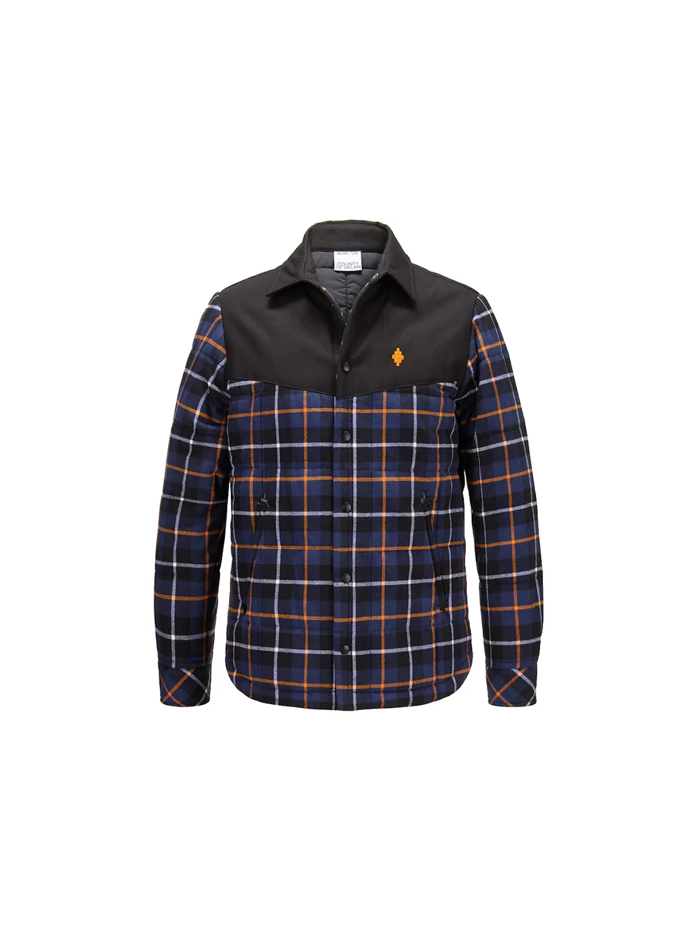 Мужская куртка-рубашка Overshirt Marcelo Burlon — изображение 1 из 1, синий