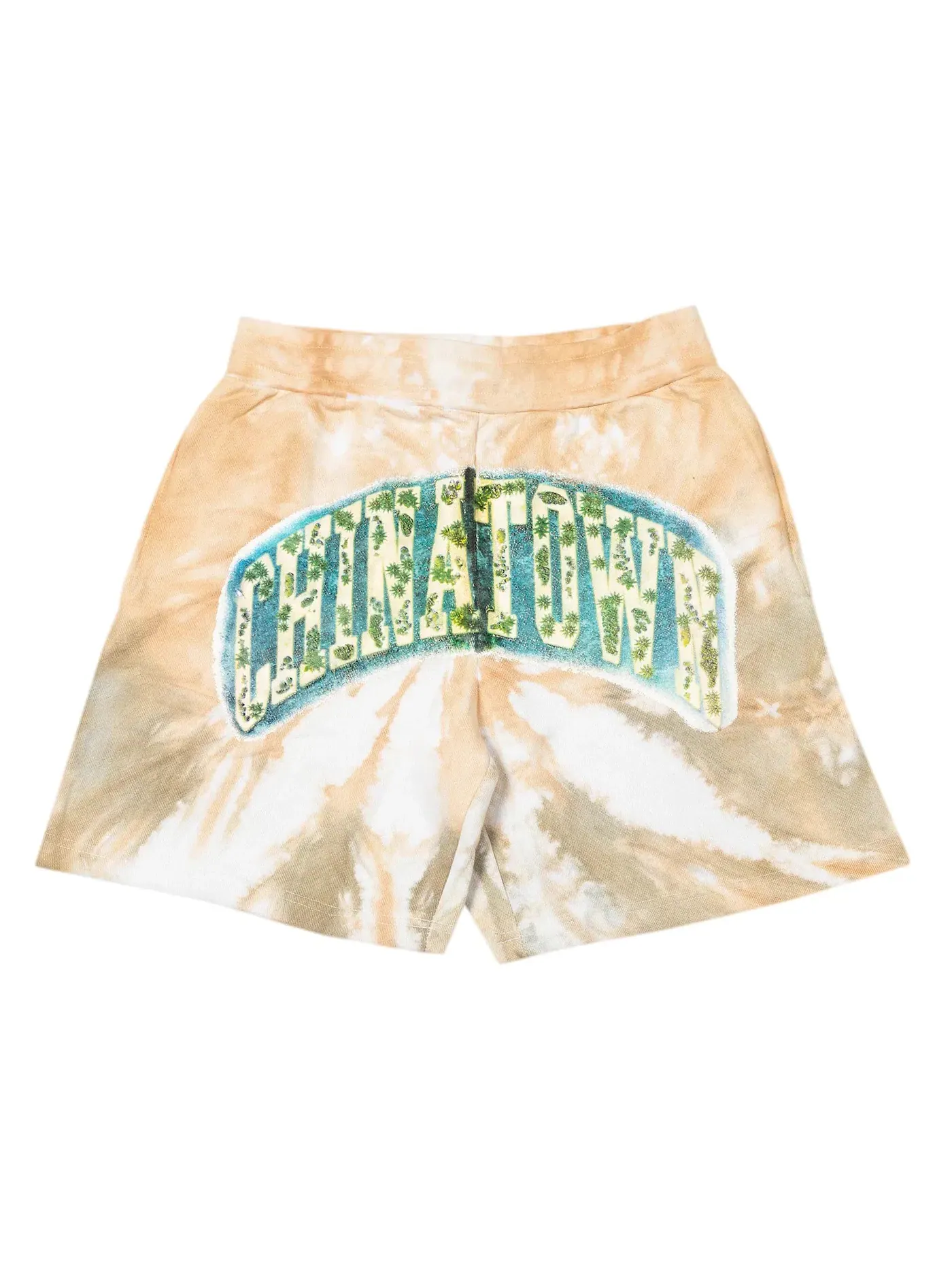Детские шорты с принтом Market Sweatshorts — изображение 1 из 2, бежевый