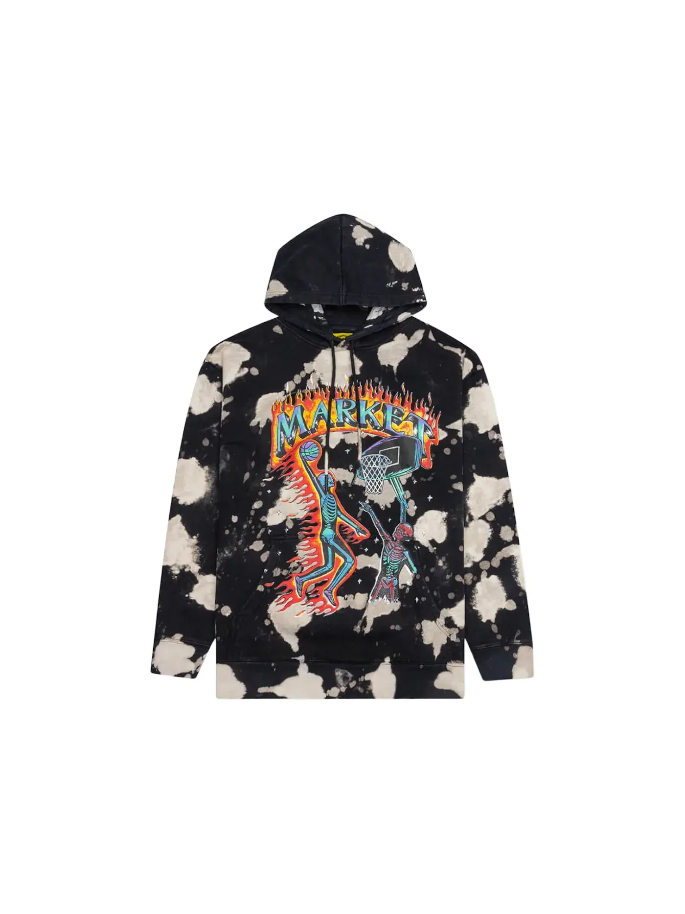 Мужской худи с принтом Market Hoodie — изображение 1 из 2, черный