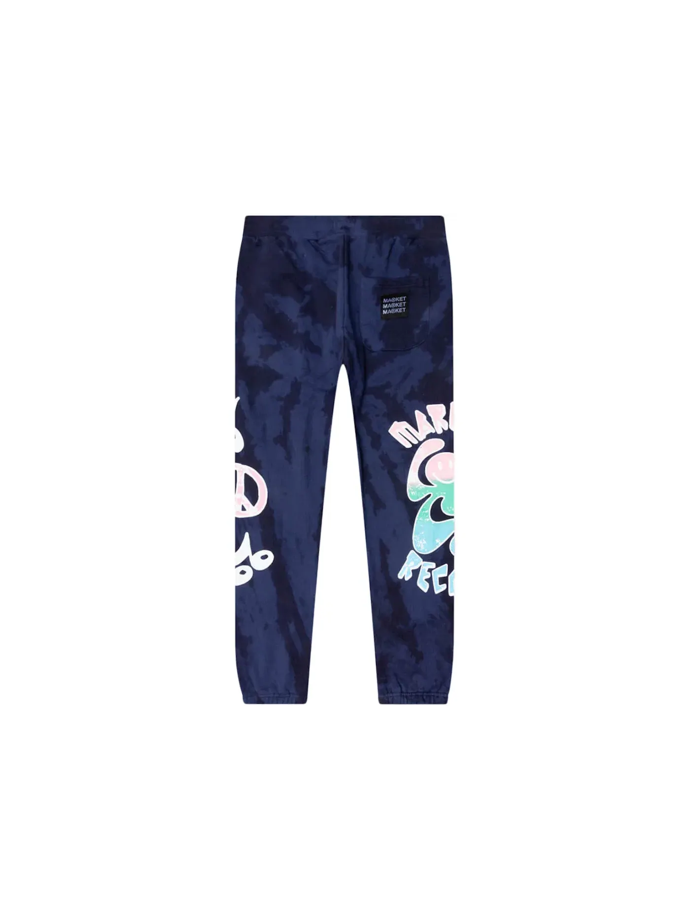 Мужские спортивные штаны с принтом Sweatpants Market — изображение 2 из 2, темно-синий