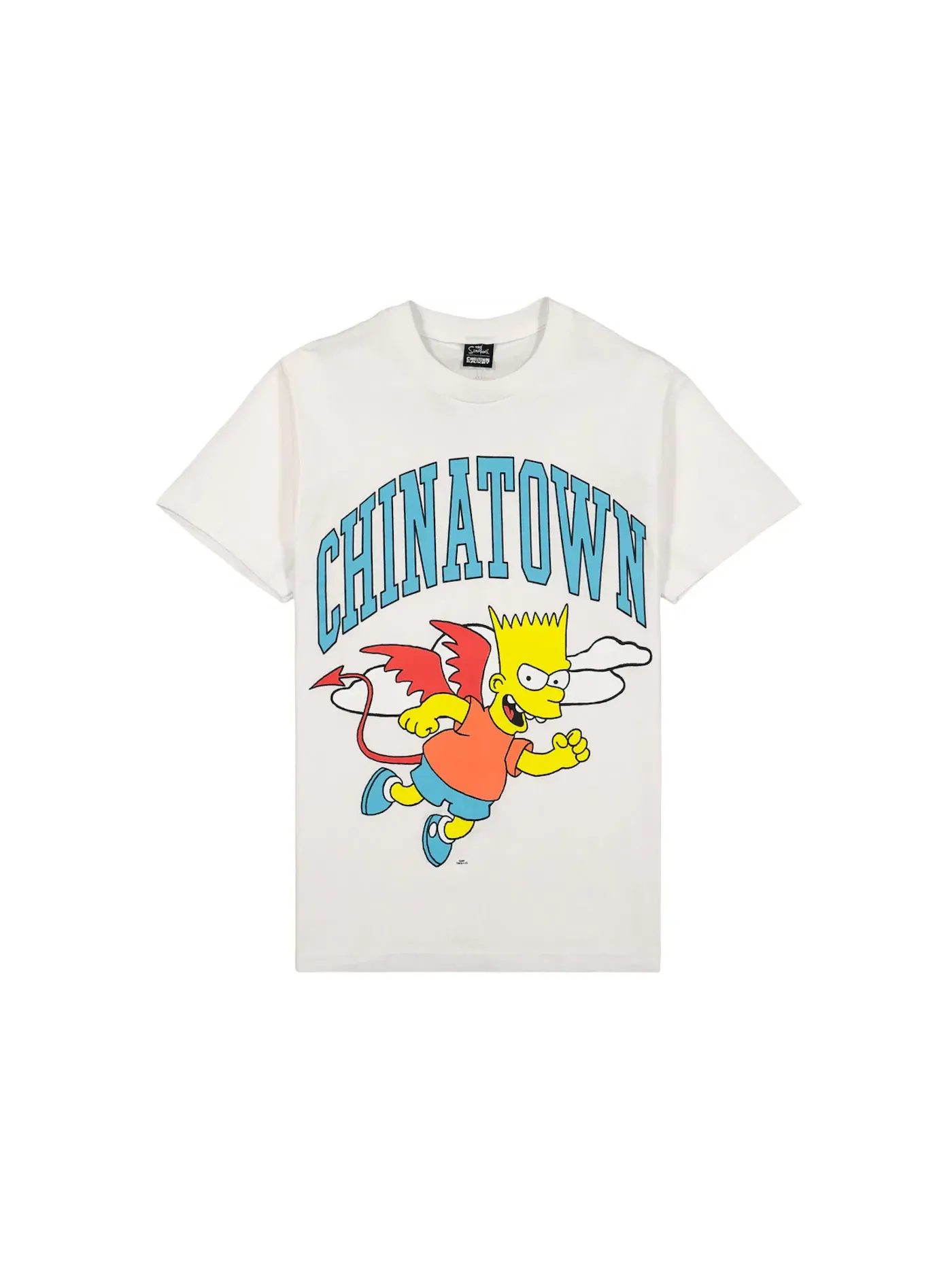 Мужская футболка с принтом Market x The Simpsons Devil Arc T-Shirt — изображение 1 из 2, белый