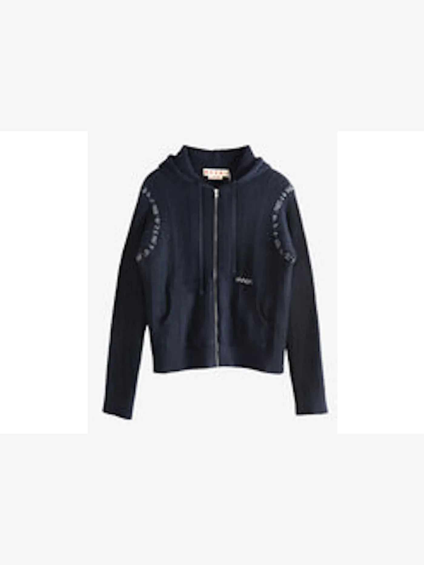 Мужской кардиган с капюшоном Marni Cardigan, Ultra Marine — изображение 1 из 1