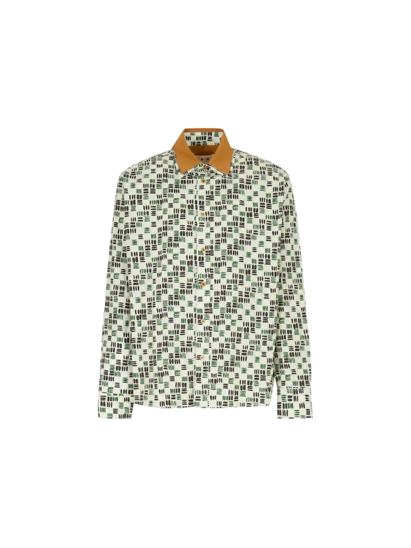 Мужская рубашка с принтом Marni Rhythms Print Poplin Shirt, Rhb11 — изображение 1 из 1