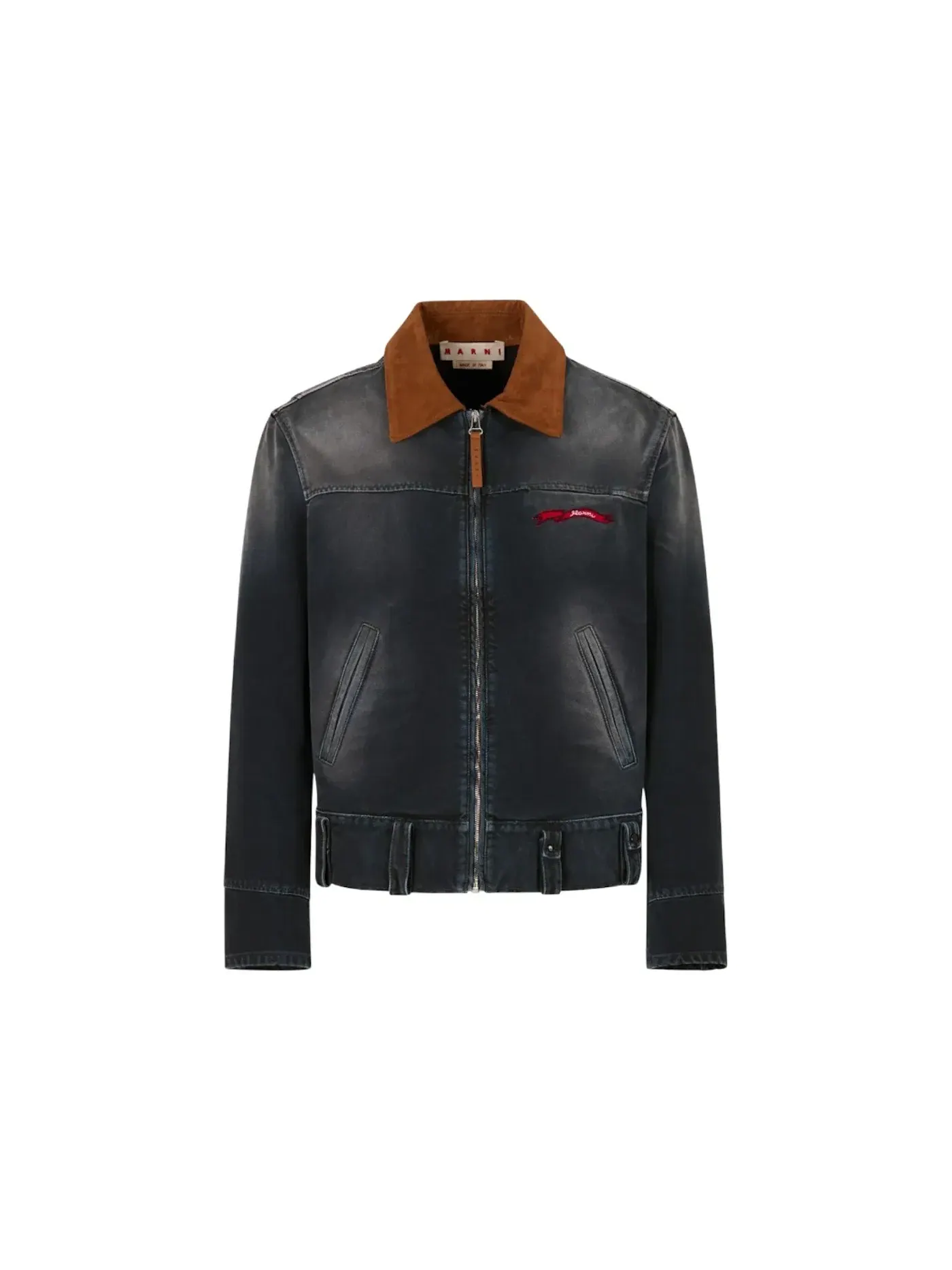 Мужская куртка с потертостями Marni Jacket — изображение 1 из 1, черный