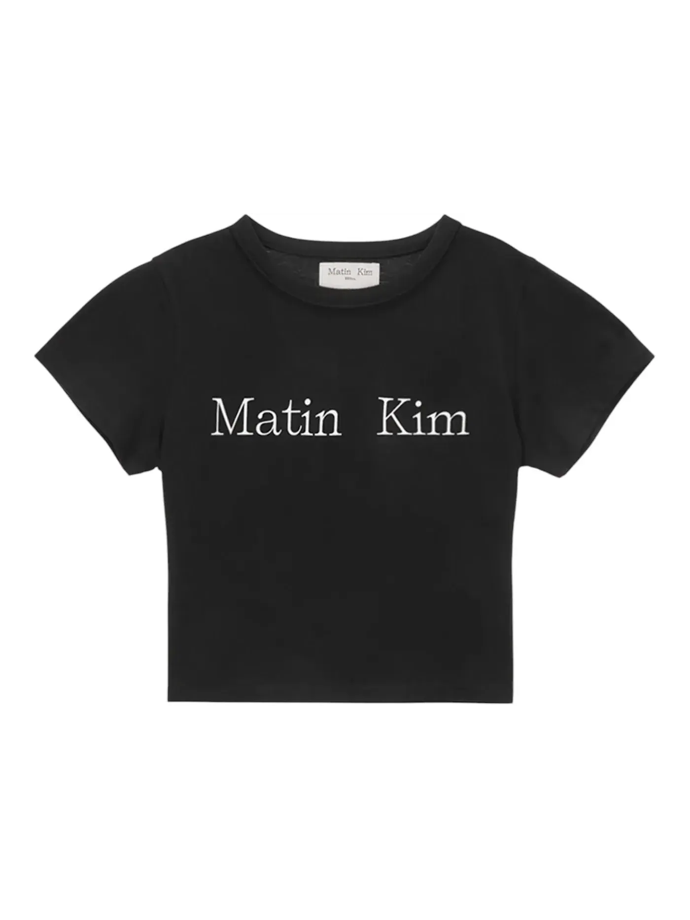 Женский укороченный топ с логотипом Matin Kim