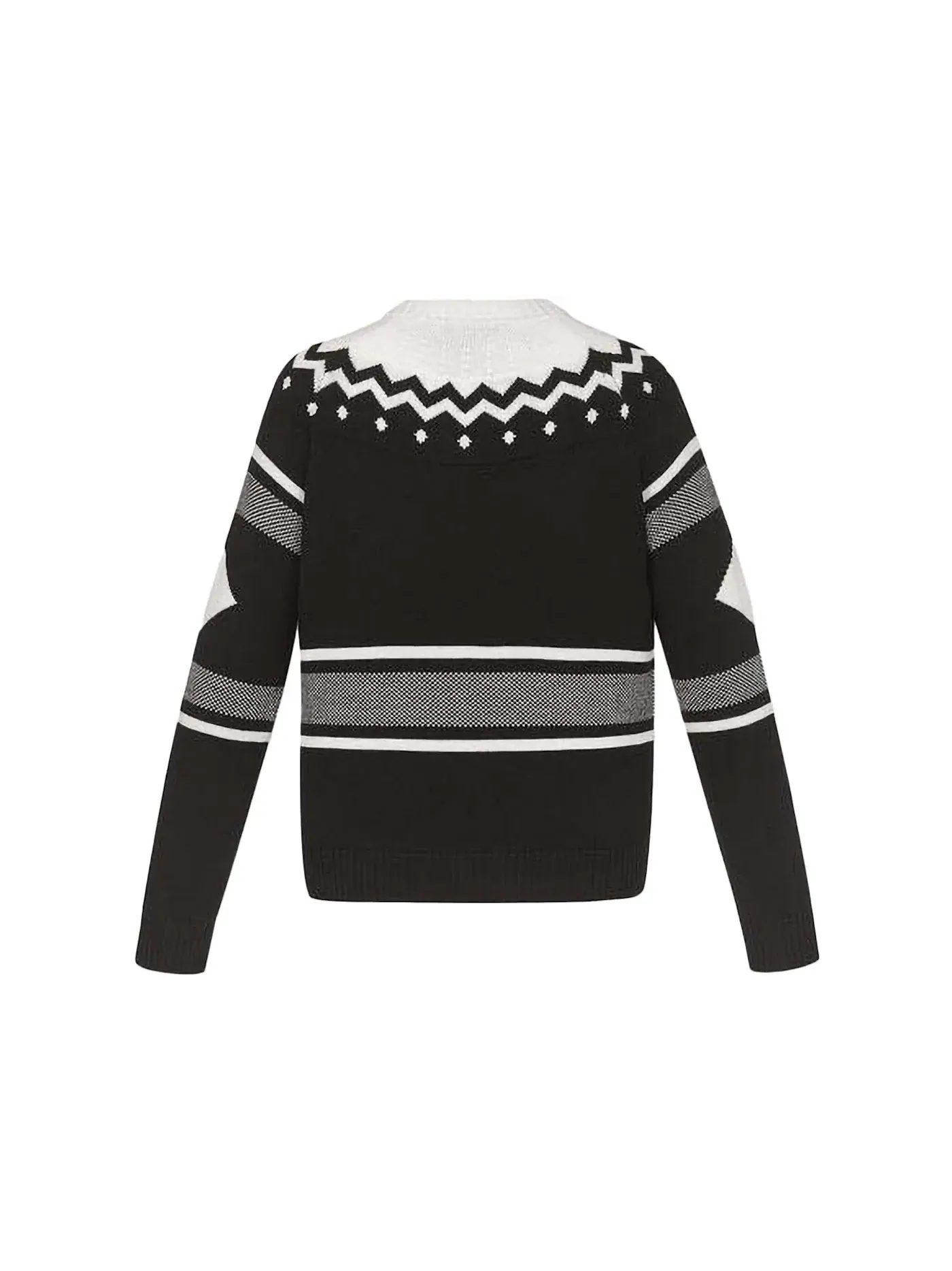 Мужской свитер с логотипом MCM Apres-Ski Logo Knit — изображение 2 из 2, черный/белый