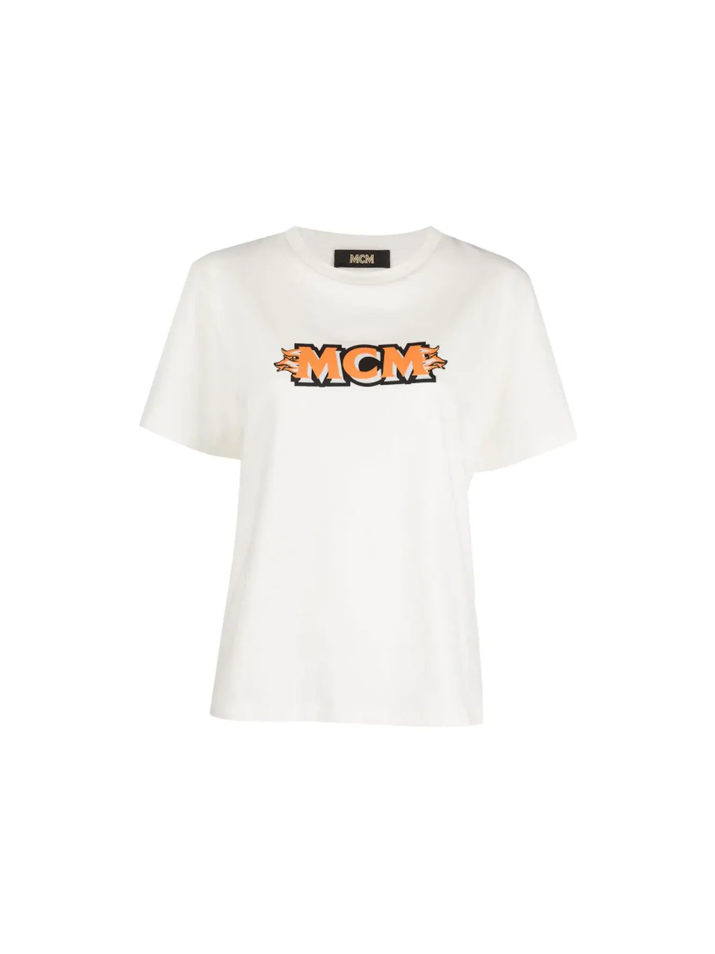 Женская футболка с логотипом MCM Flame MCM — изображение 1 из 1, белый