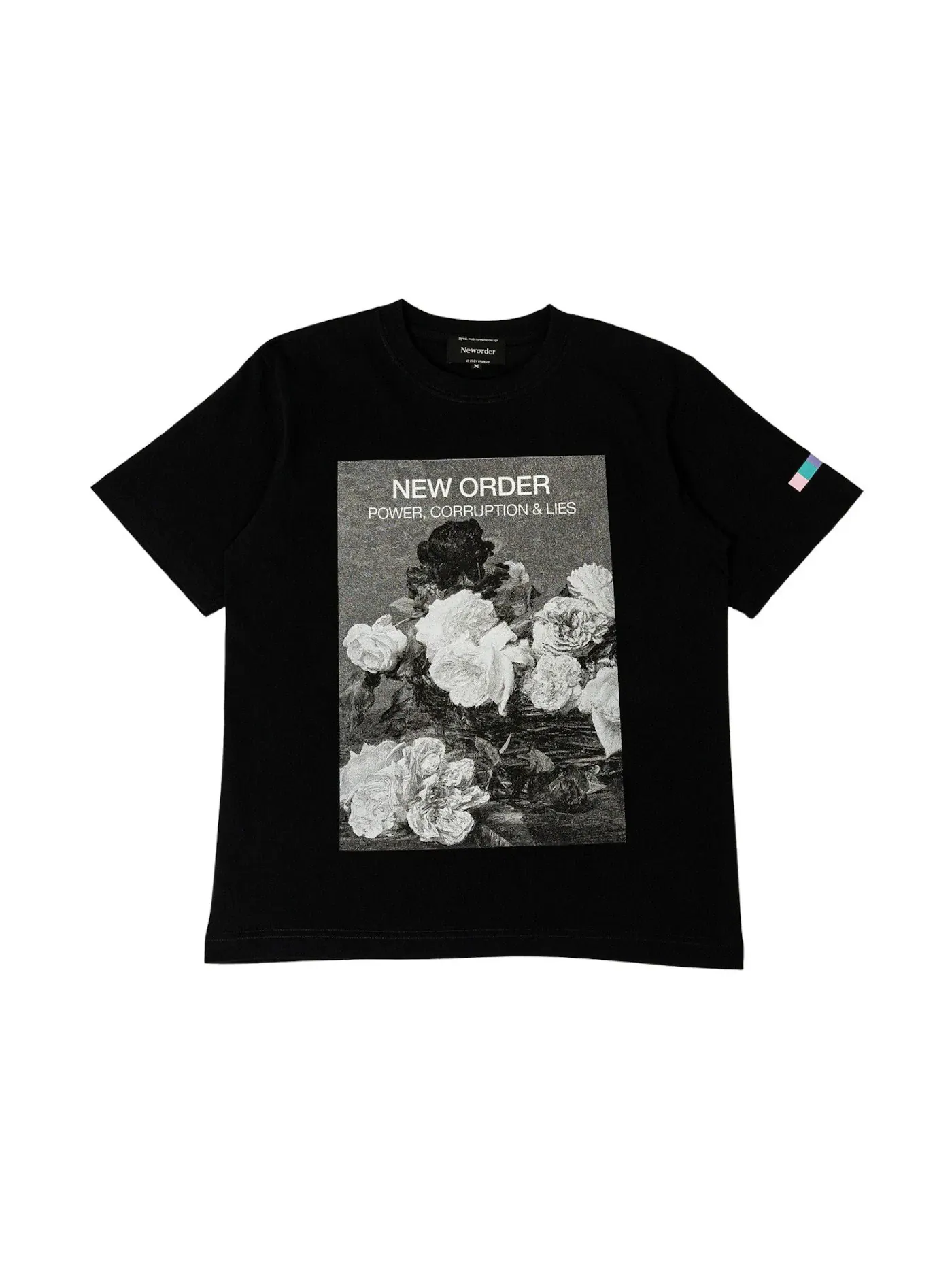 Мужская футболка с принтом Neworder Power Corruption And Lies Medicom