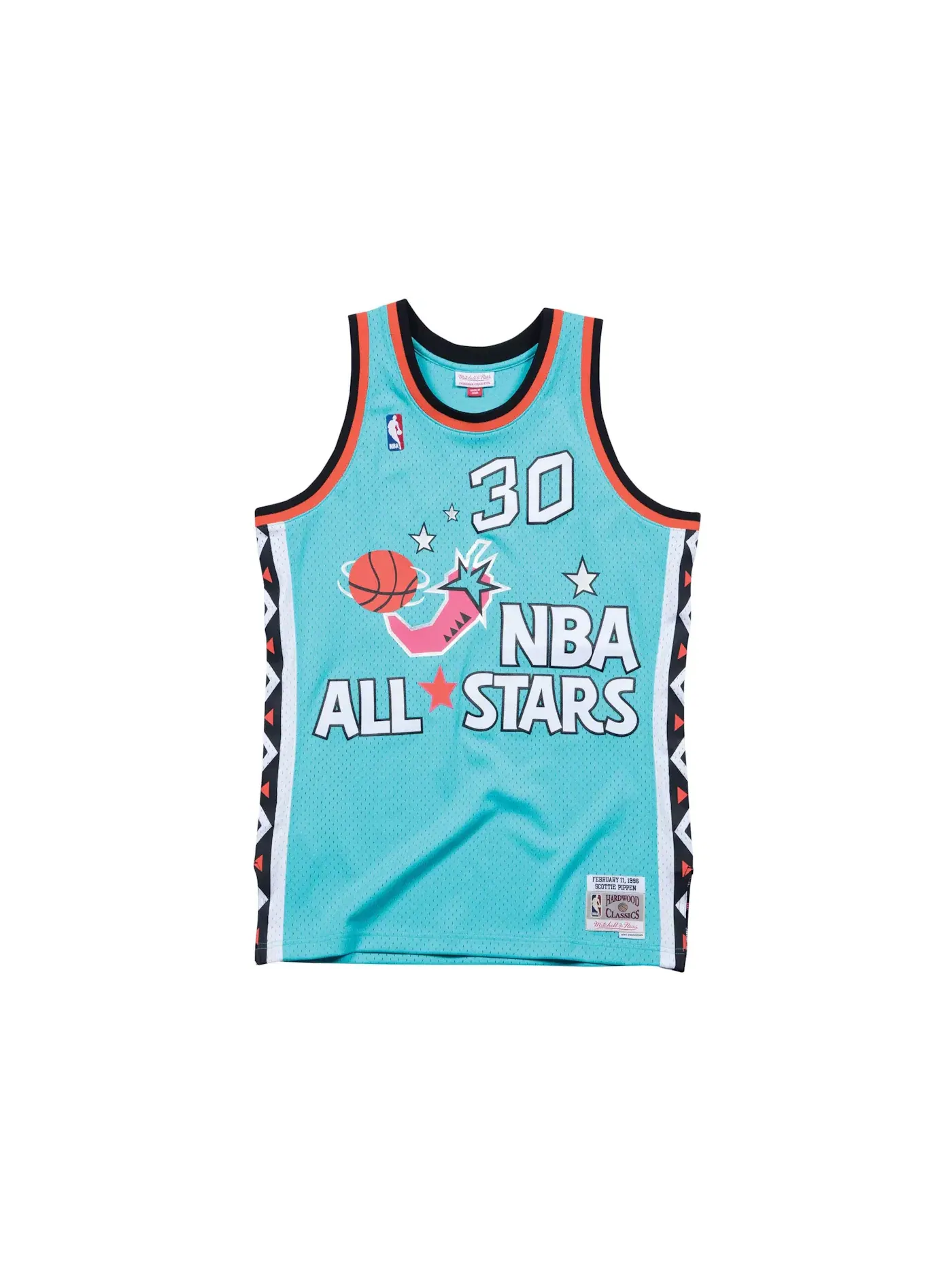 Мужская джерси с принтом Mitchell & Ness All-Star East 1996-97 Scottie Pippen Swingman Jersey — изображение 1 из 2, бирюзовый