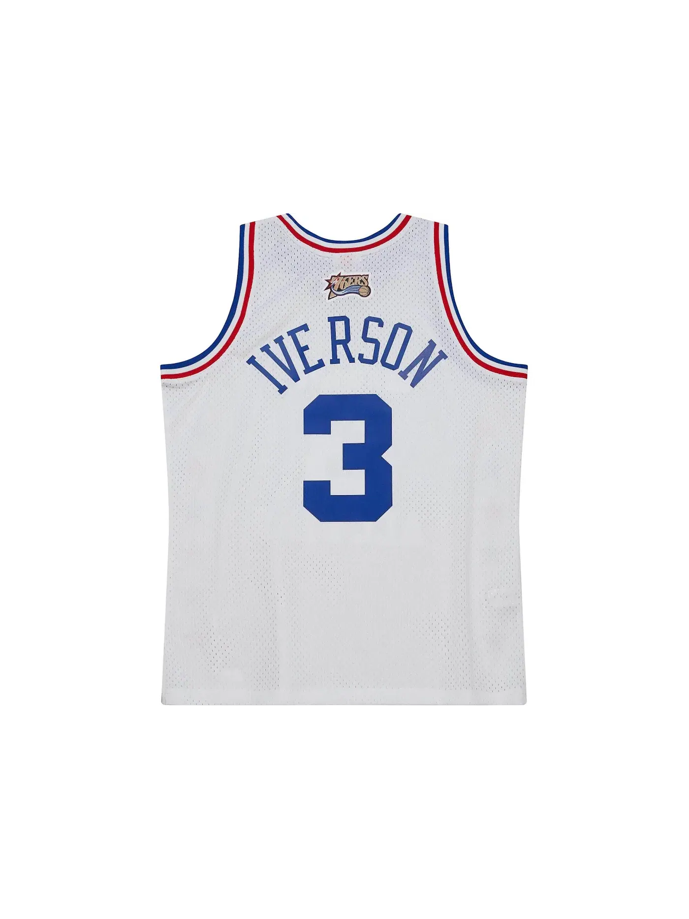 Мужская джерси с длинным рукавом Allen Iverson All Star East 2003-04 Swingman Mitchell & Ness — изображение 2 из 2, белый