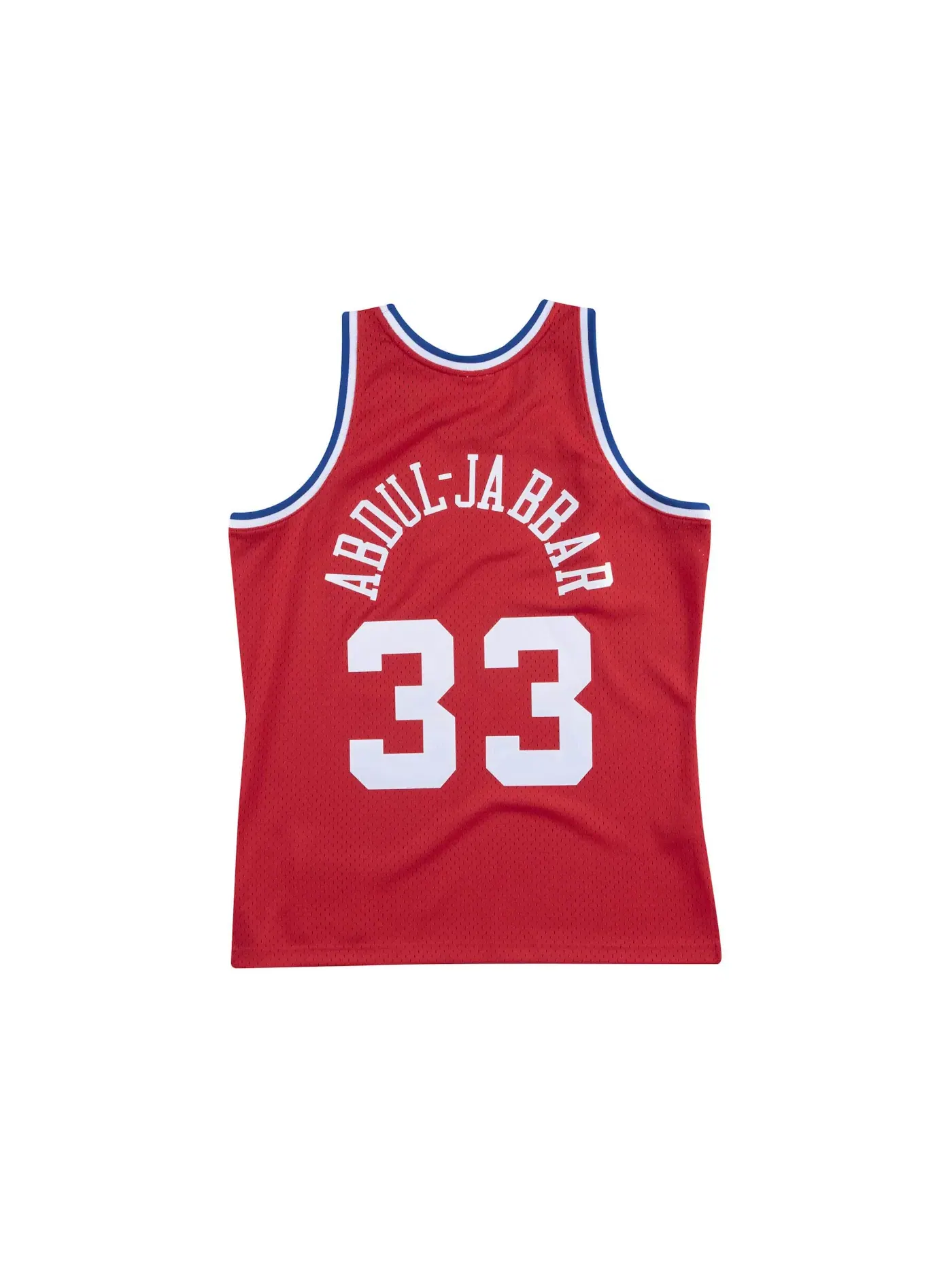 Мужская джерси с принтом Kareem Abdul-Jabbar Mitchell & Ness — изображение 2 из 2, красный