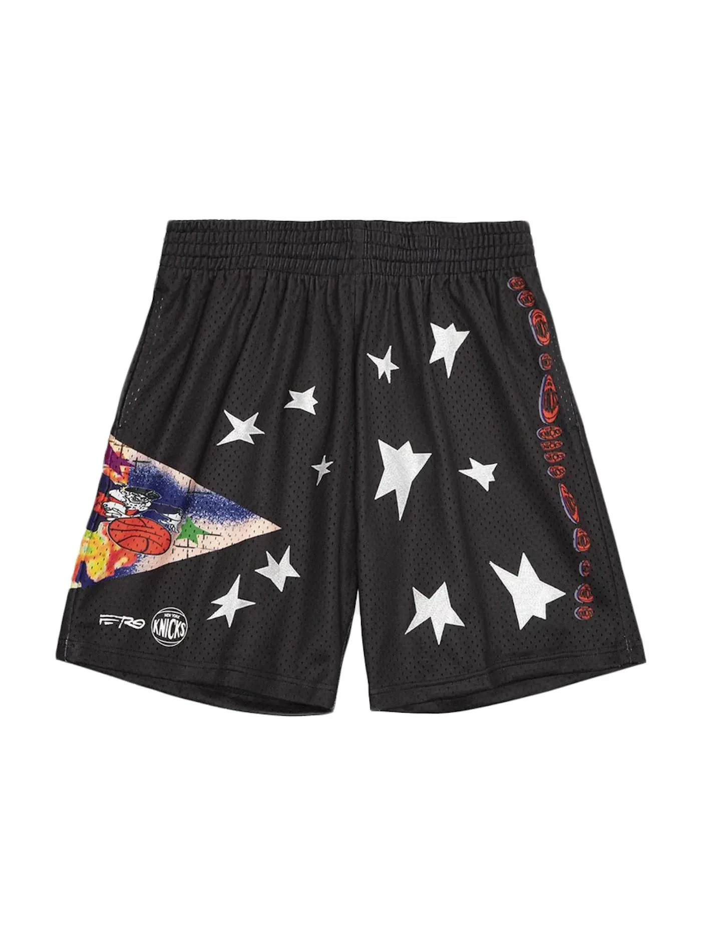 Мужские шорты с принтом A$AP Ferg x New York Knicks Swingman Shorts Mitchell & Ness — изображение 2 из 2, черный
