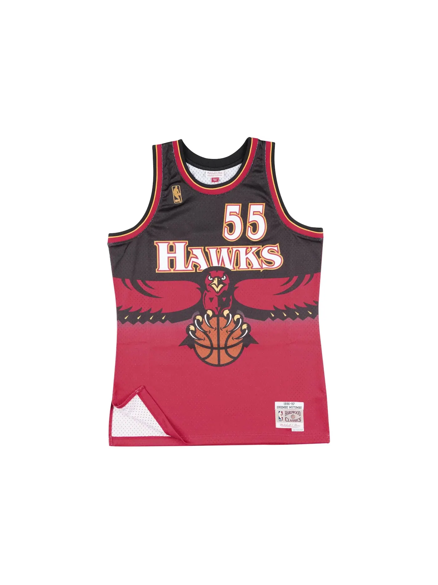 Мужская баскетбольная джерси Dikembe Mutombo Swingman Mitchell & Ness — изображение 1 из 2, алый