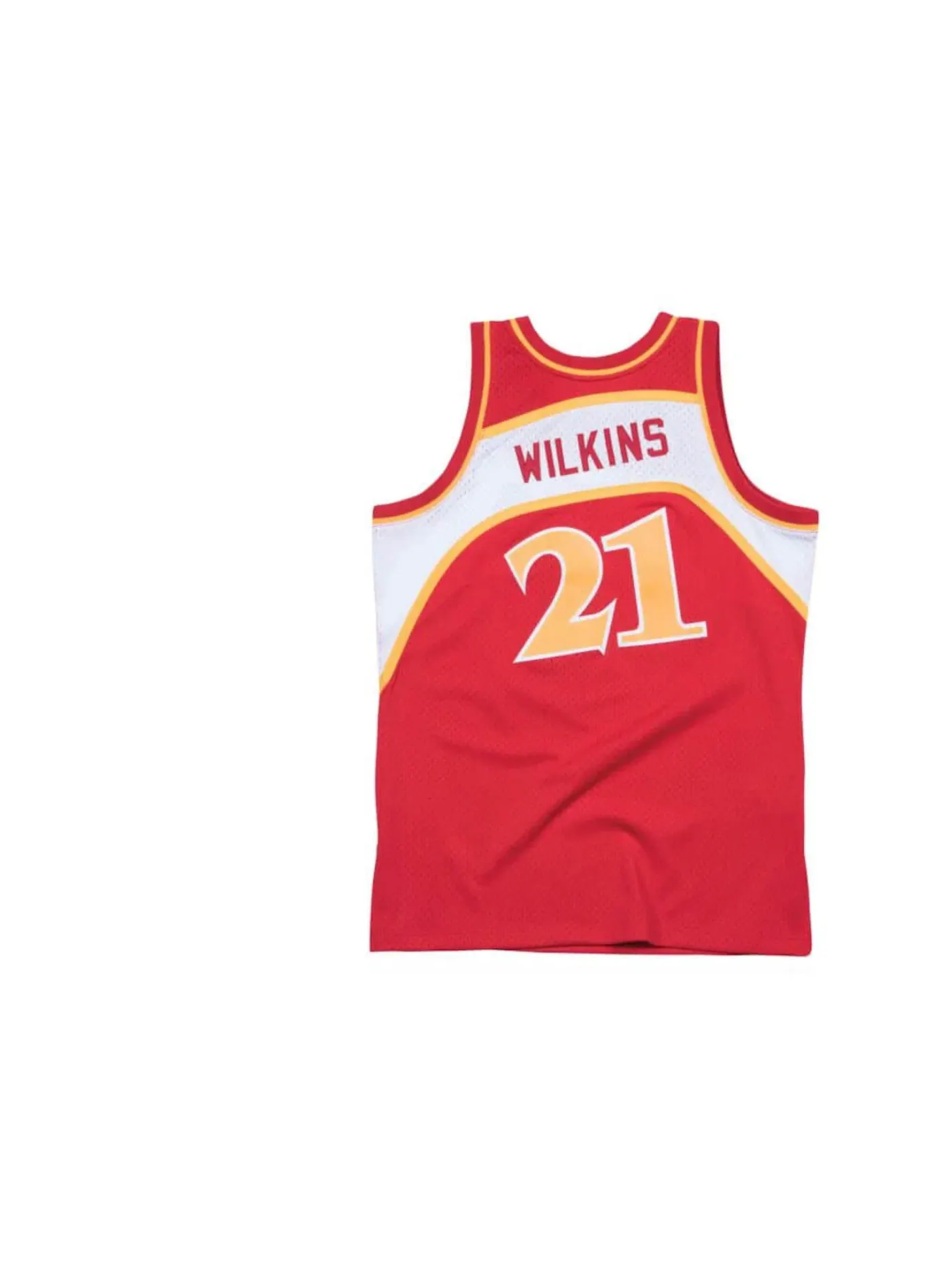 Мужская баскетбольная джерси Mitchell & Ness Atlanta Hawks 1986-87 Dominique Wilkins Swingman — изображение 2 из 2, алый