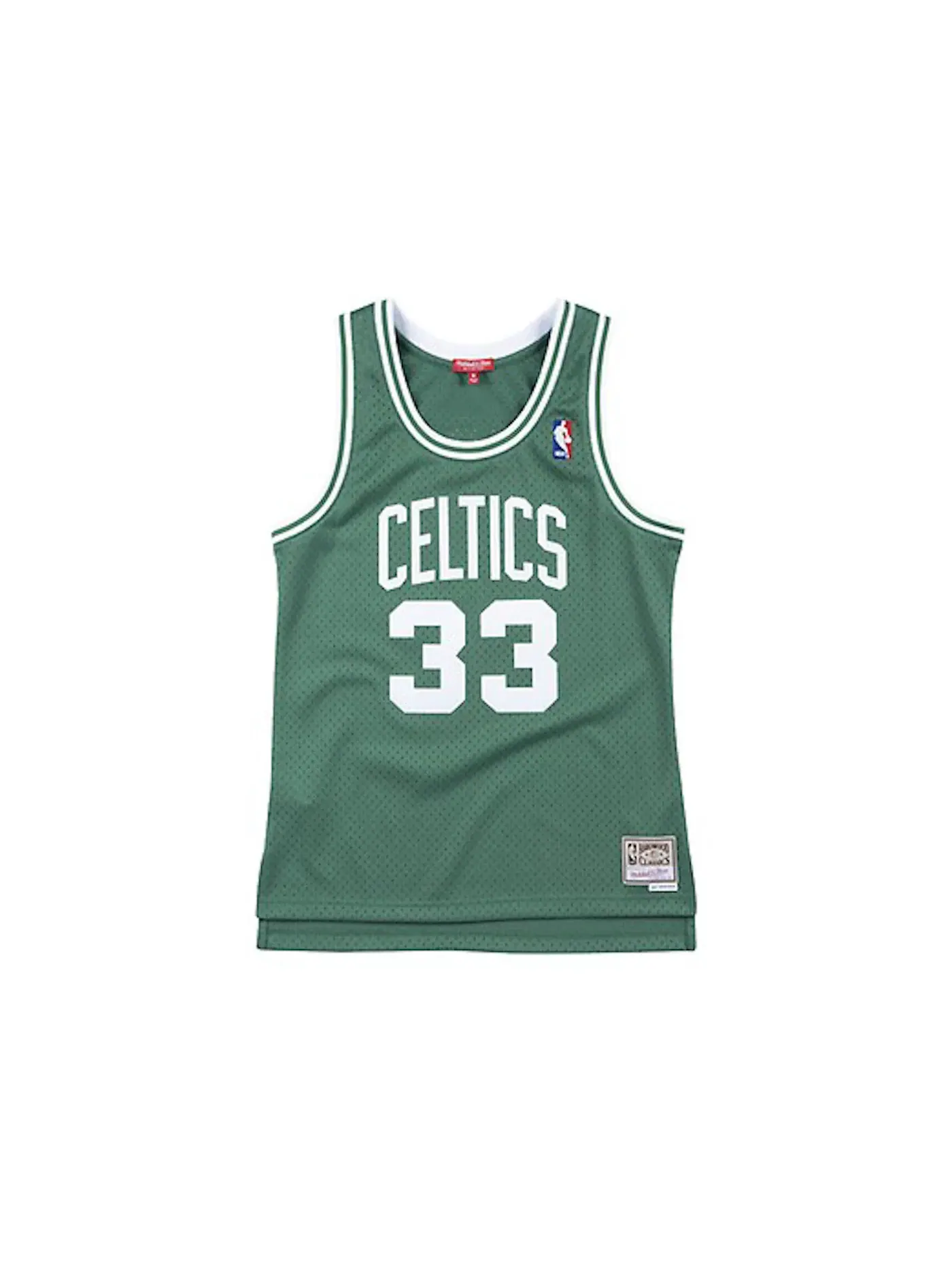 Мужская джерси с длинным рукавом Larry Bird Mitchell & Ness — изображение 1 из 2, зеленый