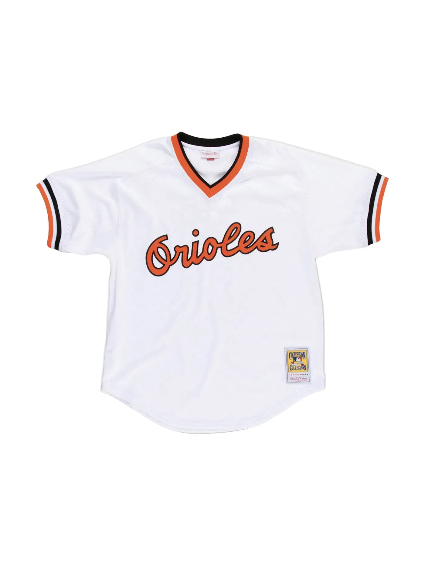 Мужская джерси с длинным рукавом Mitchell & Ness Cal Ripken Jr Baltimore Orioles 1985 Pullover Authentic Jersey, белый