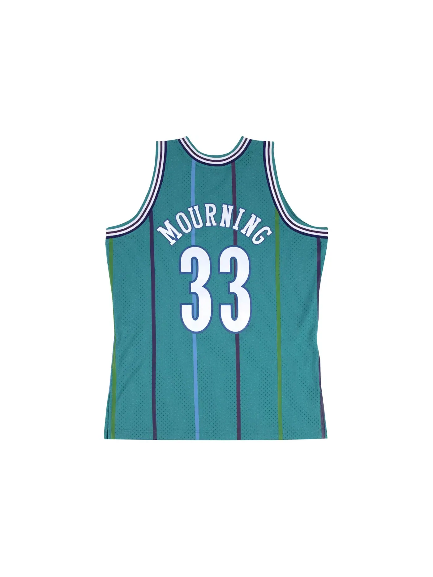 Мужская джерси с принтом Mitchell & Ness Charlotte Hornets Road 1992-93 Alonzo Mourning Swingman Jersey — изображение 2 из 2