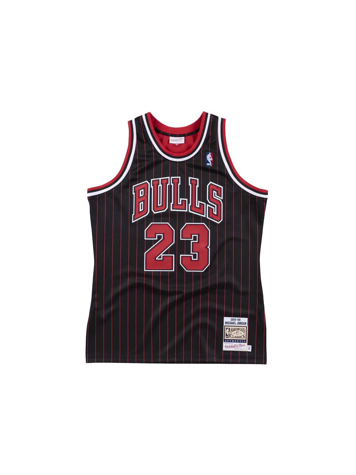 Мужская баскетбольная джерси с принтом Jordan Mitchell & Ness — изображение 1 из 2, черный