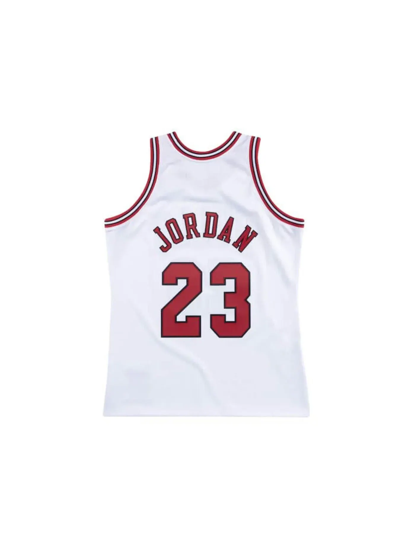 Мужская джерси с принтом Chicago Bulls 1998-99 Michael Jordan Authentic Jersey Mitchell & Ness — изображение 2 из 2, белый