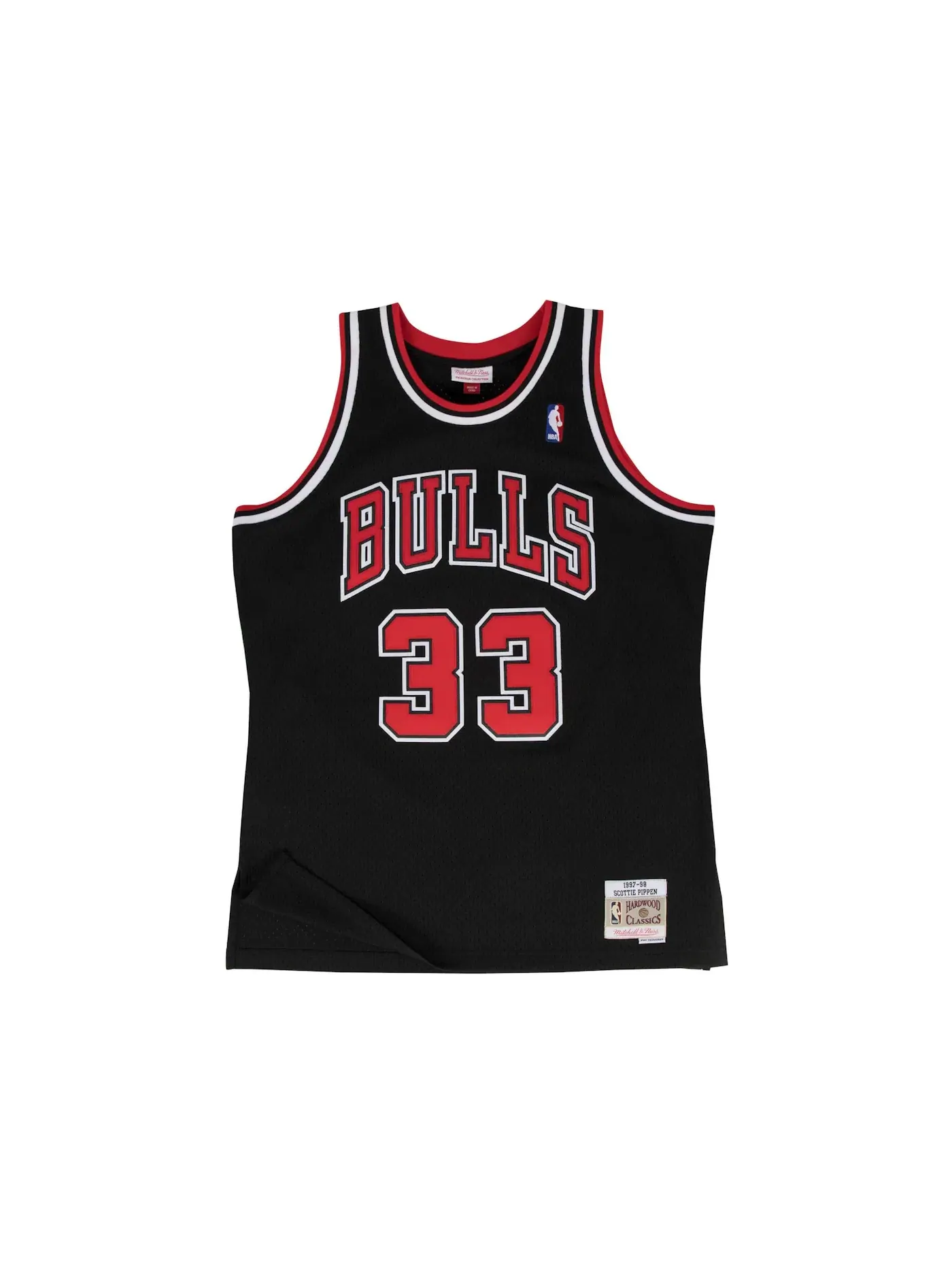 Мужская баскетбольная джерси с принтом Mitchell & Ness — изображение 1 из 2, черный