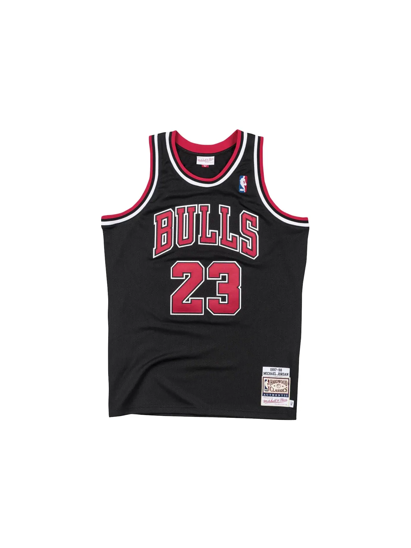 Мужская джерси с принтом Jersey Mitchell & Ness — изображение 1 из 2, черный