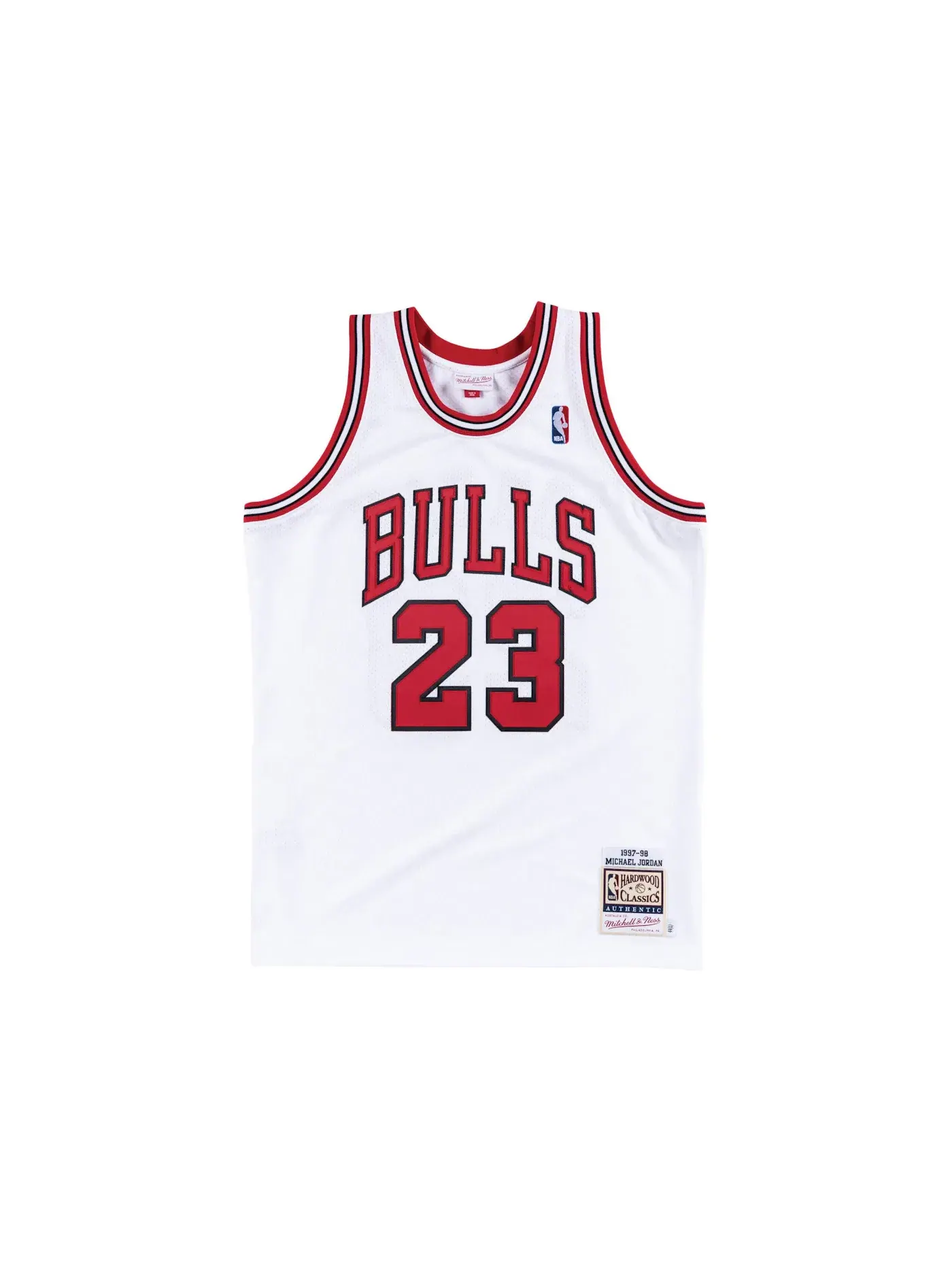 Мужская джерси с длинным рукавом Jersey Mitchell & Ness — изображение 1 из 2, белый