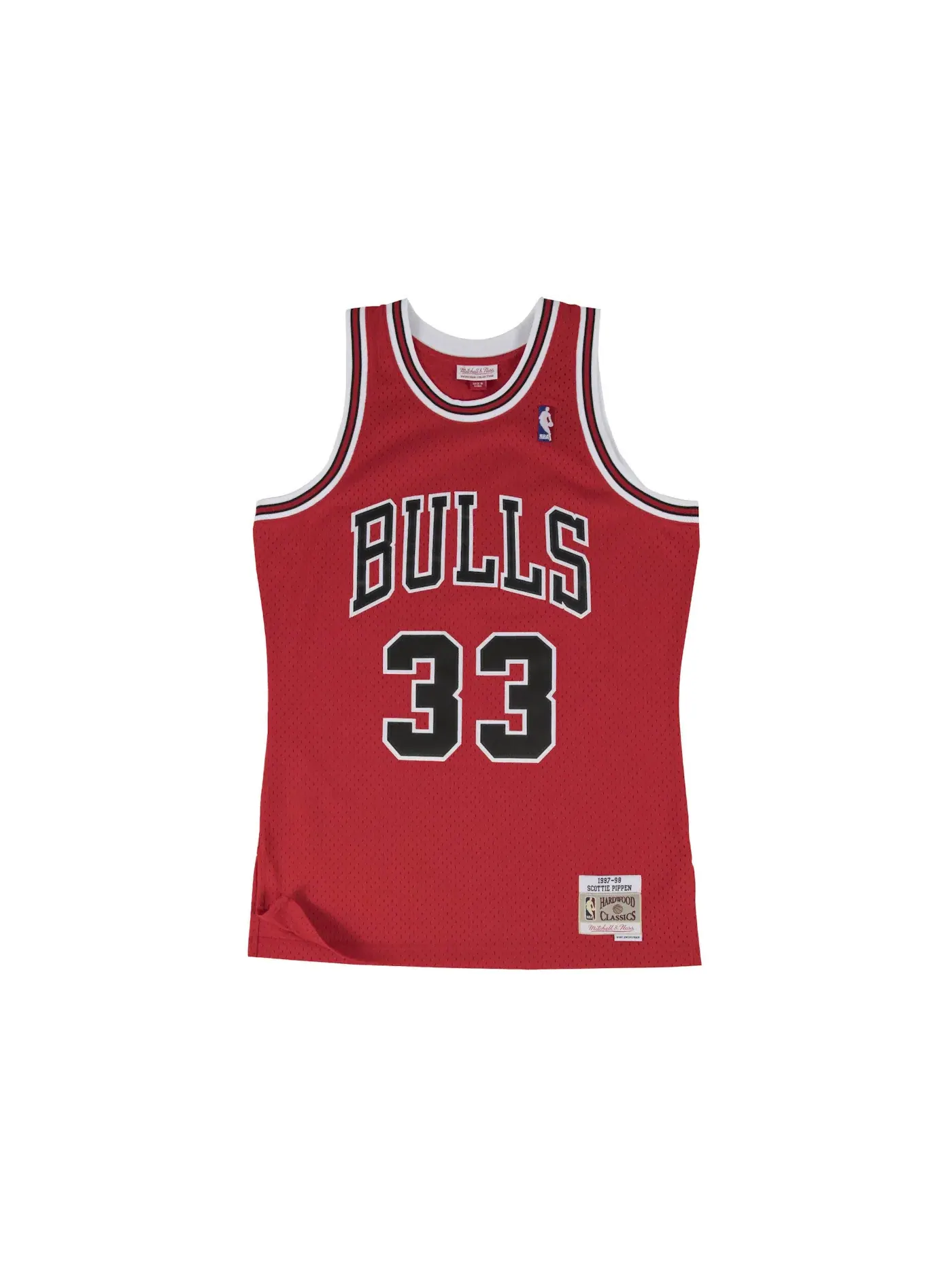 Мужская джерси с принтом Scottie Pippen Mitchell & Ness — изображение 1 из 2, алый
