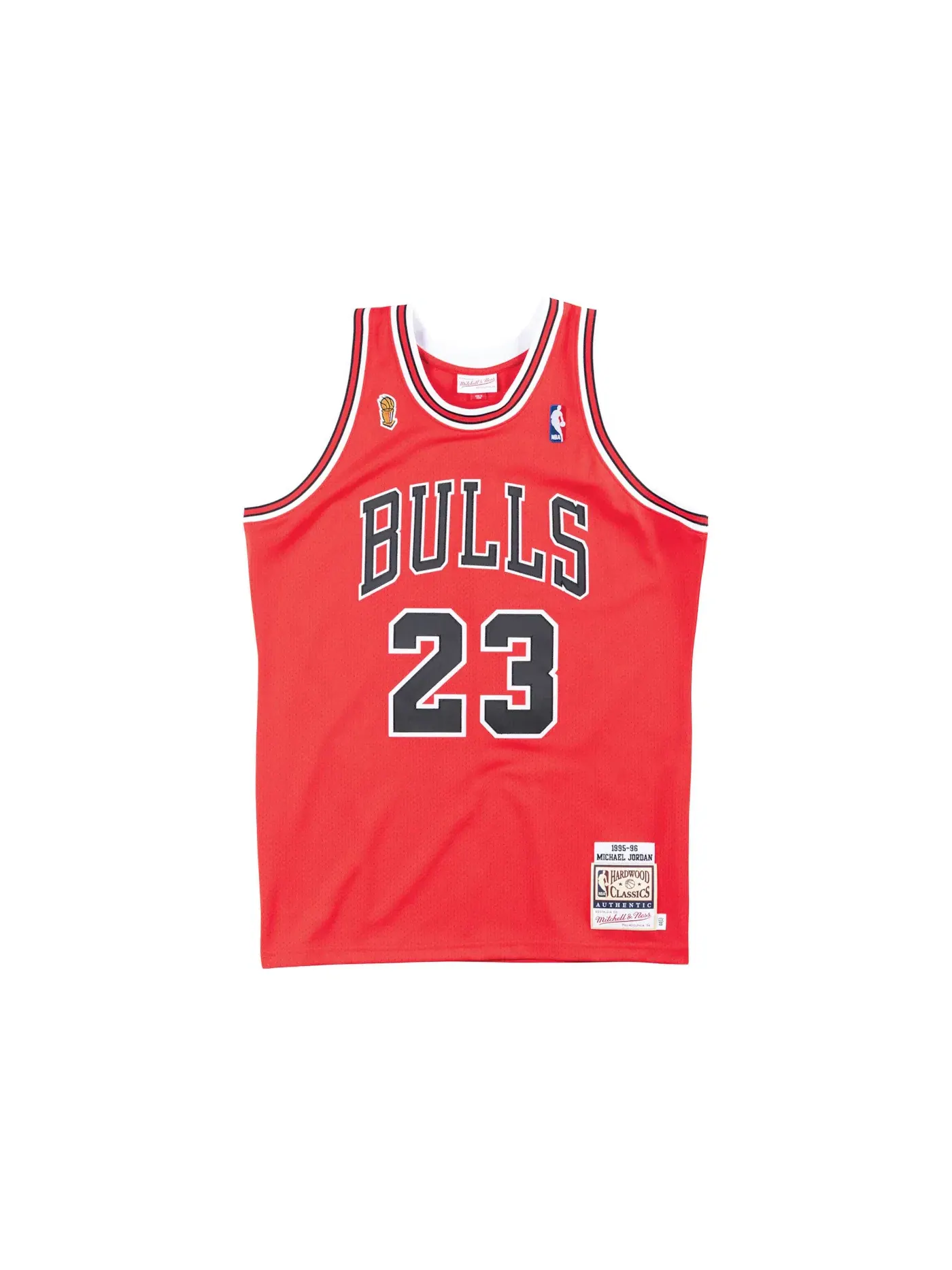 Мужская джерси с принтом Michael Jordan Mitchell & Ness — изображение 1 из 2, алый